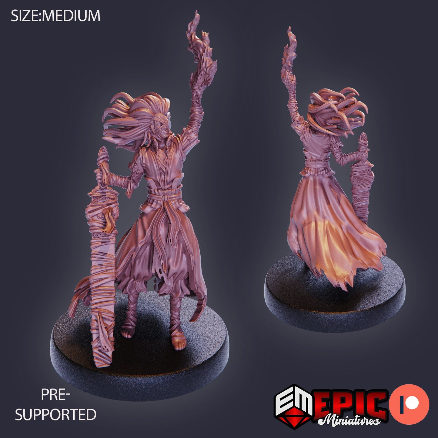 Bandage Warrior (3 Variants Available) - Epic Miniatures