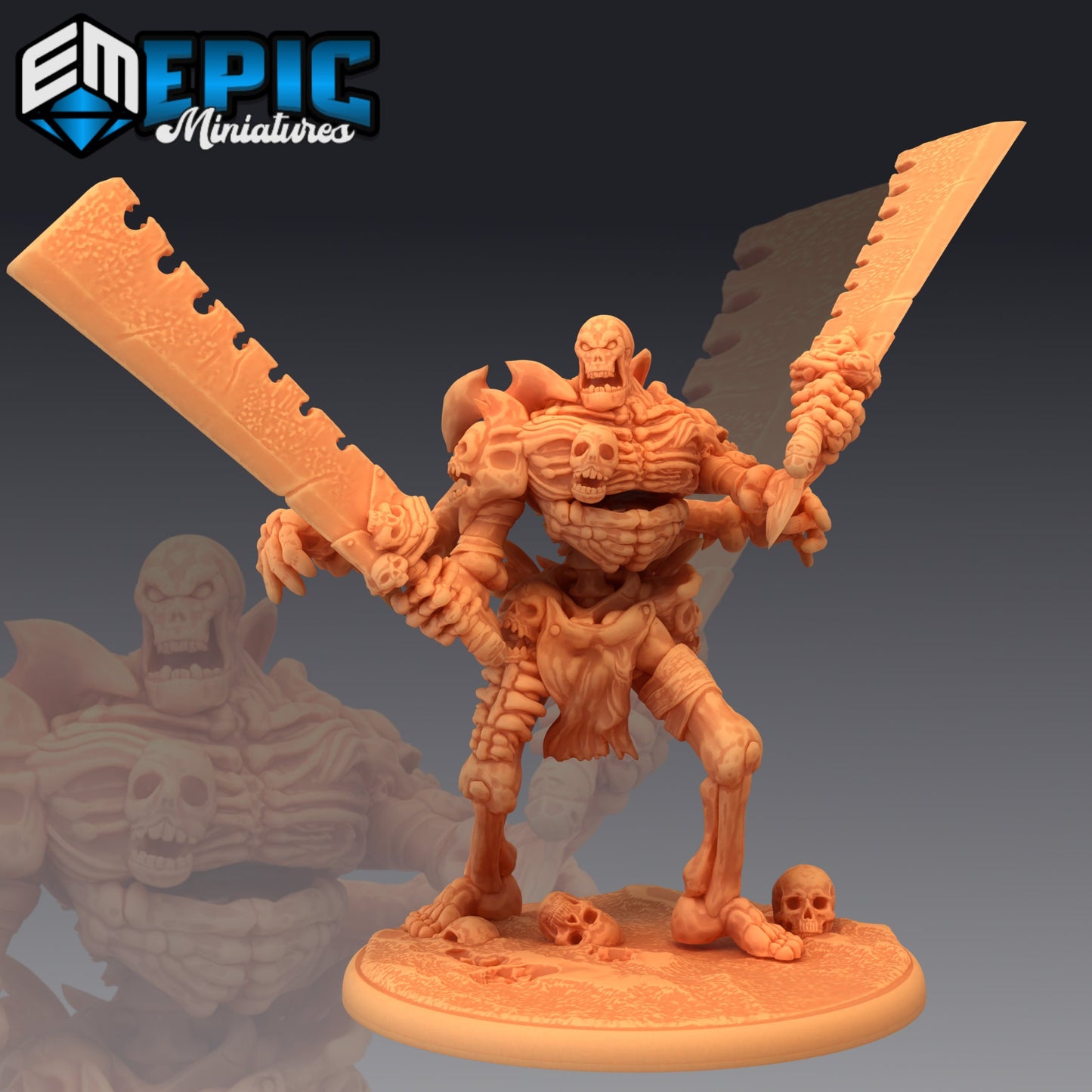Human Bone Golem (4 Variants) - Epic Miniatures