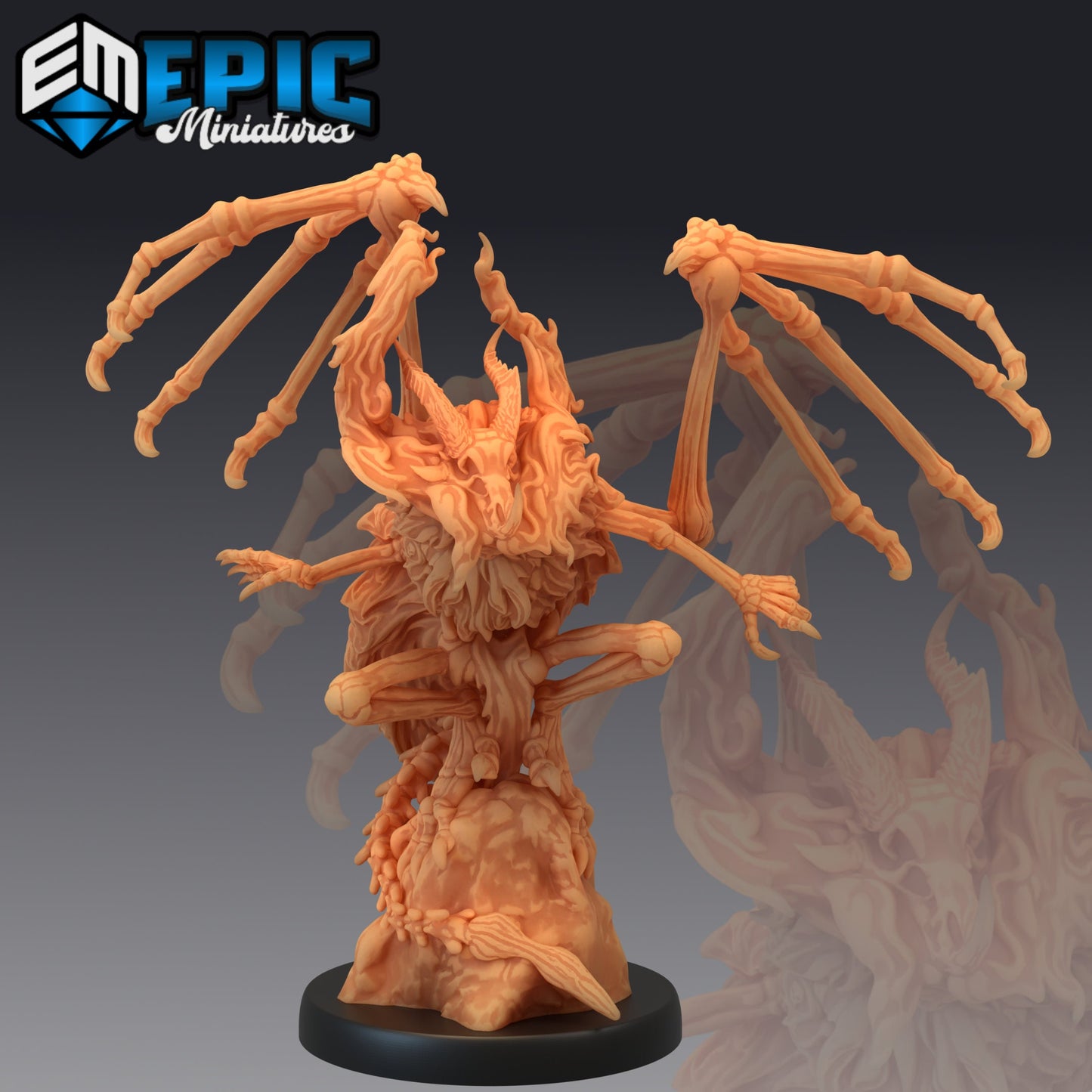 Dragonborn Skeleton (3 Variants) - Epic Miniatures