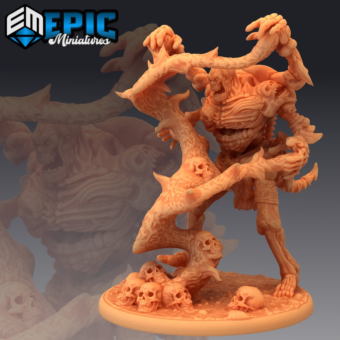 Human Bone Golem (4 Variants) - Epic Miniatures