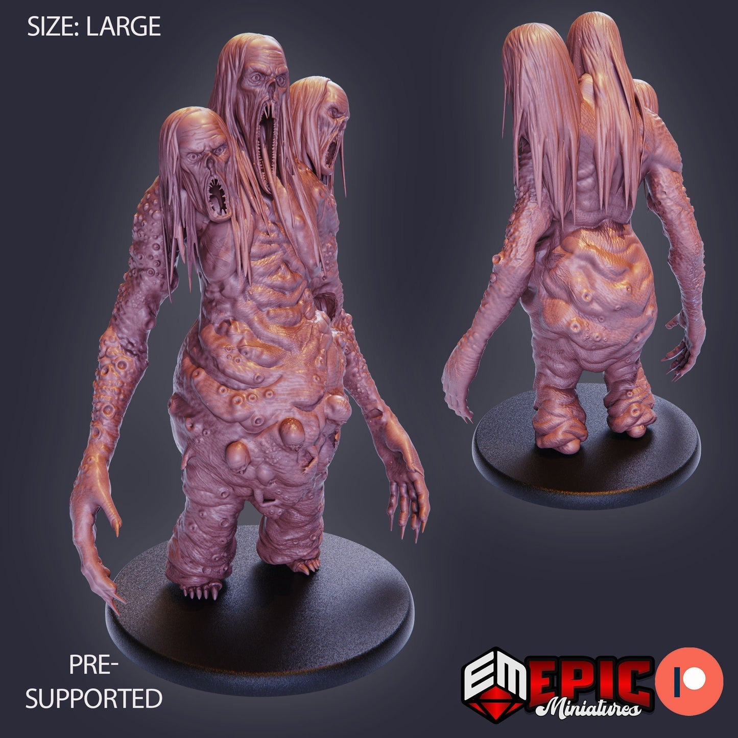 3 Headed Abomination - Epic Miniatures