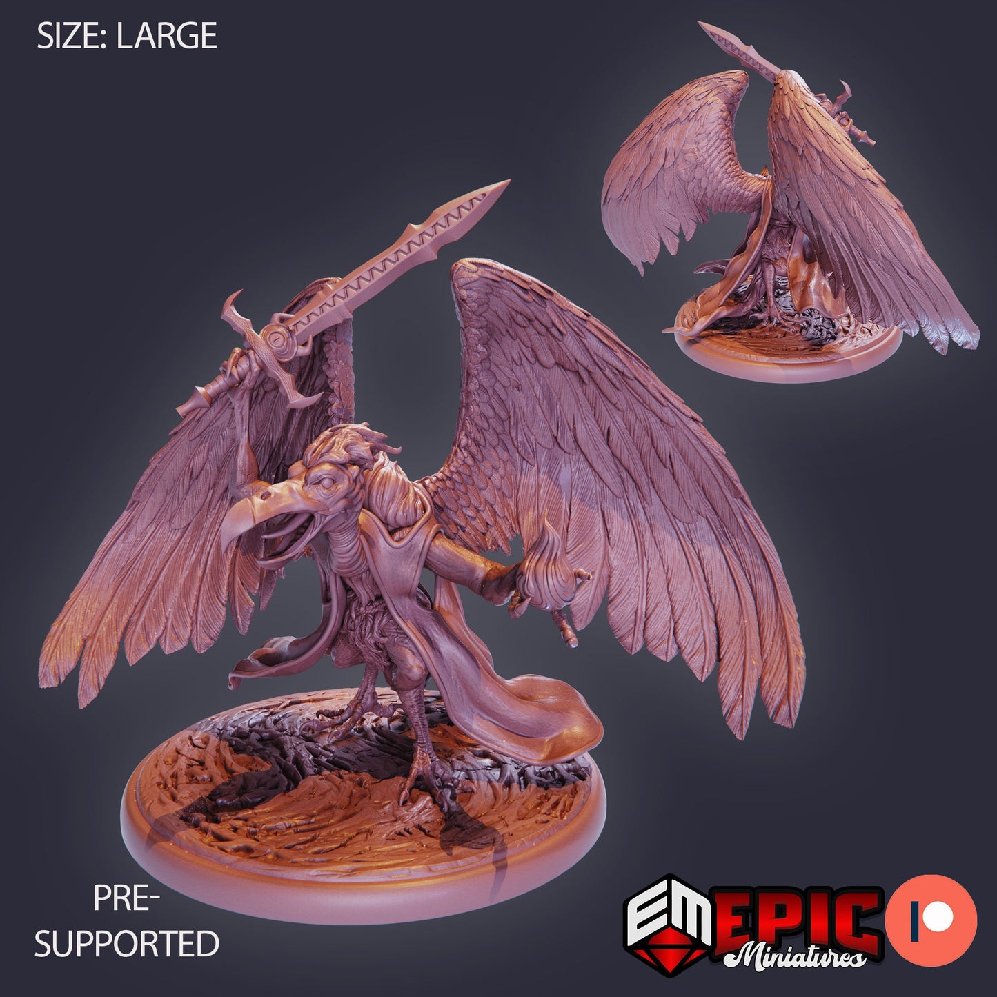 Vulture Demon (3 Variants) - Epic Miniatures