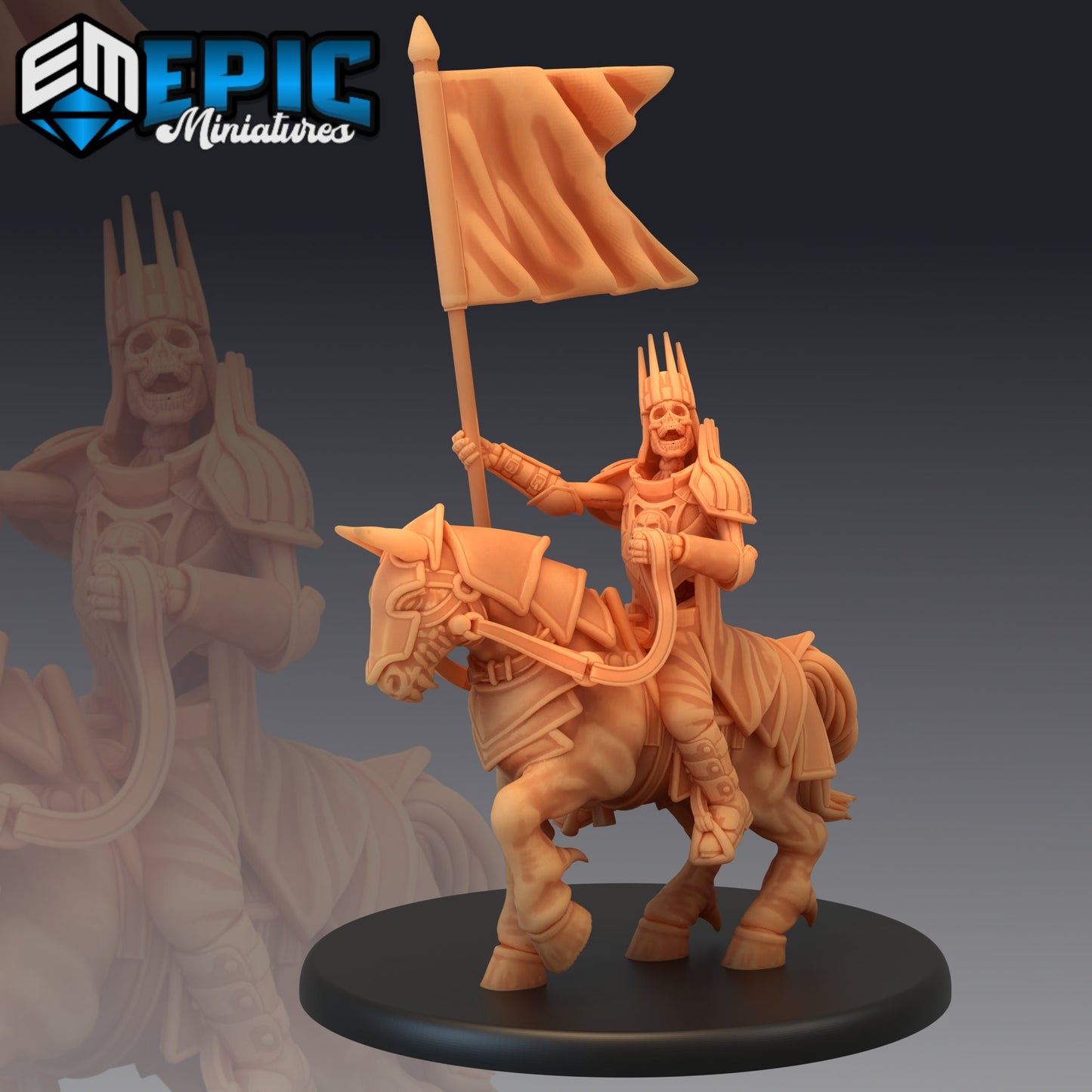Skeleton Rider (2 Variants Available) - Epic Miniatures