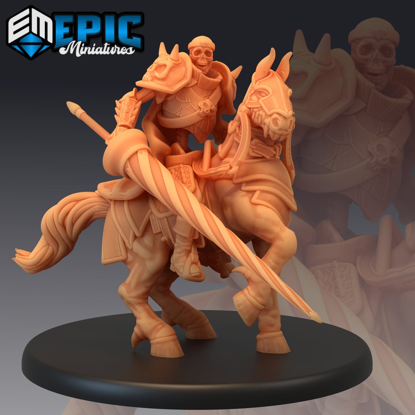 Skeleton Rider (2 Variants Available) - Epic Miniatures