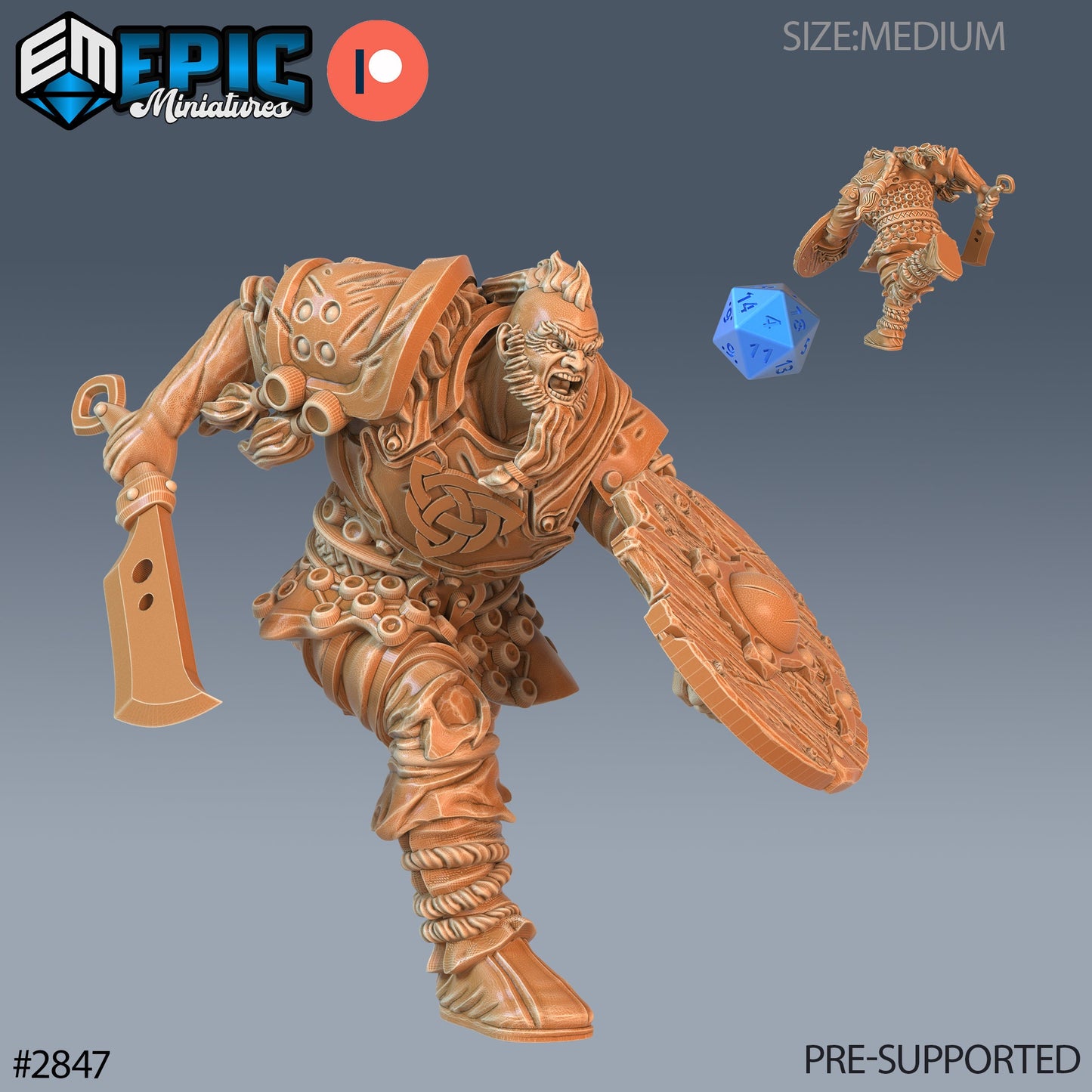 Viking Invader (3 Variants Available) - Epic Miniatures