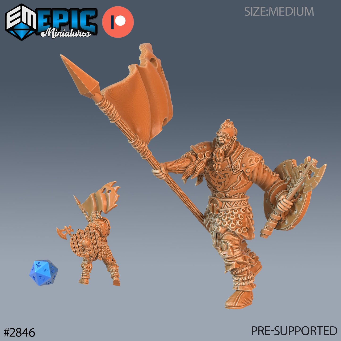 Viking Invader (3 Variants Available) - Epic Miniatures