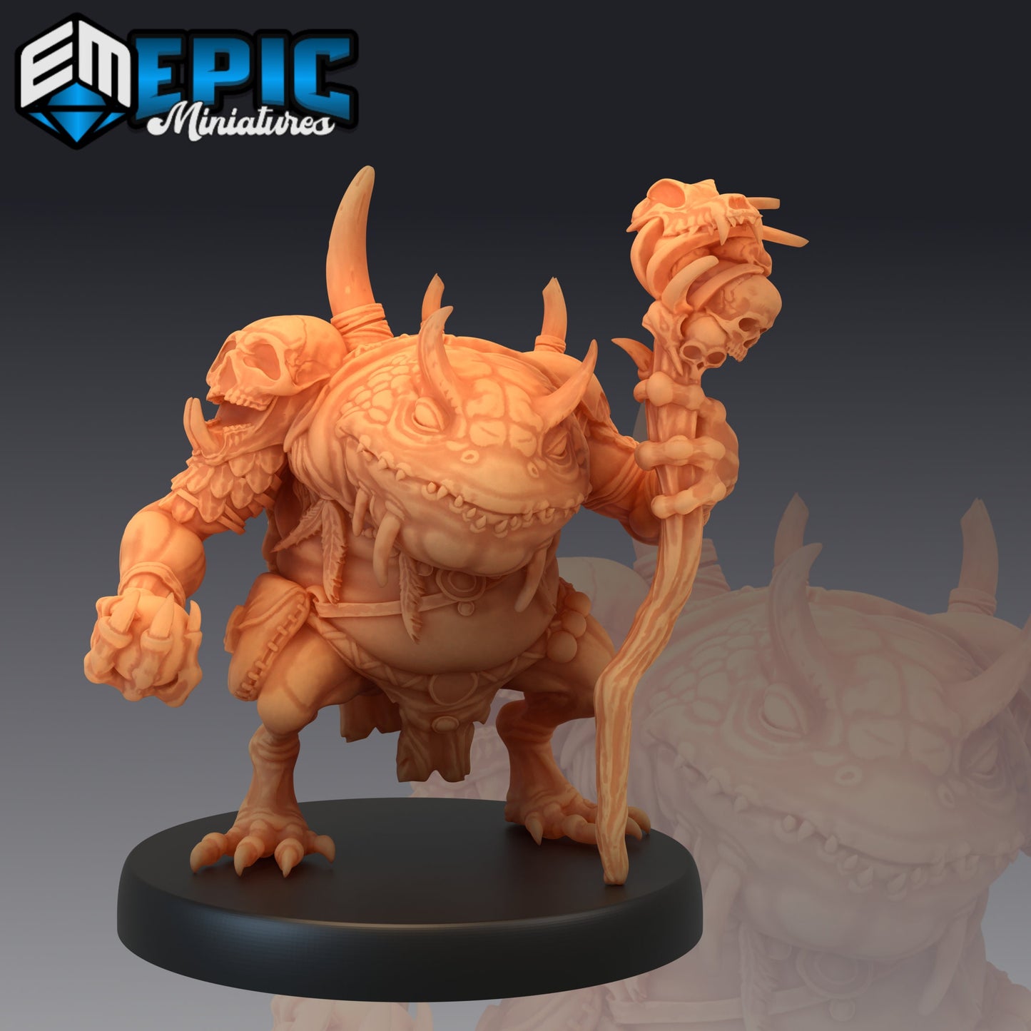 Chaos Toad Shaman (6 Variants Available) - Epic Miniatures