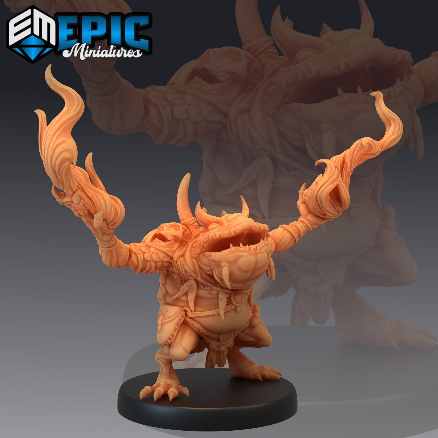 Chaos Toad Shaman (6 Variants Available) - Epic Miniatures