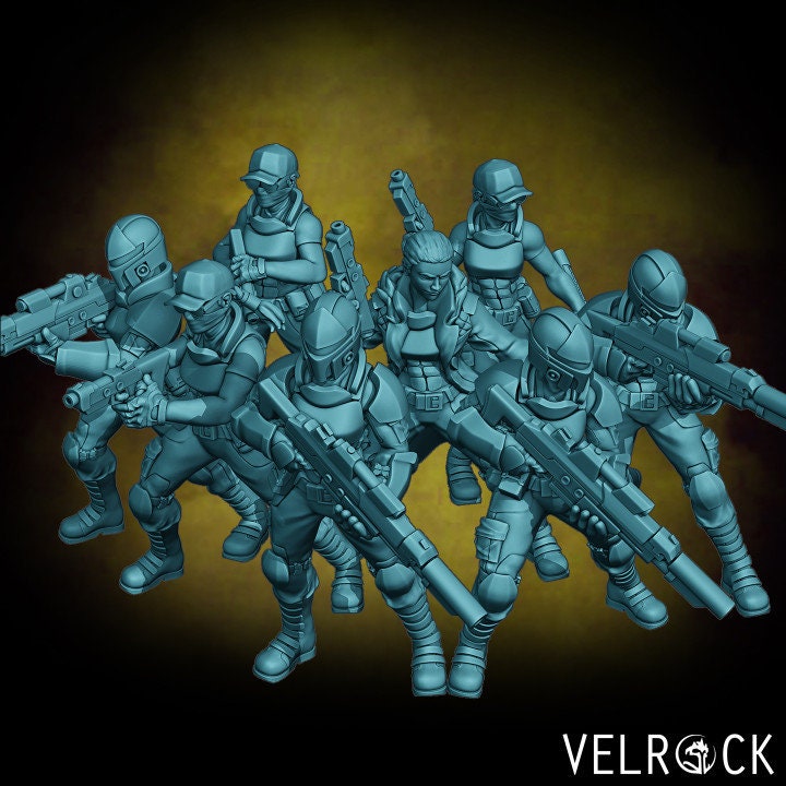 Sector Task Force - Female (8 Variants Available) - Velrock