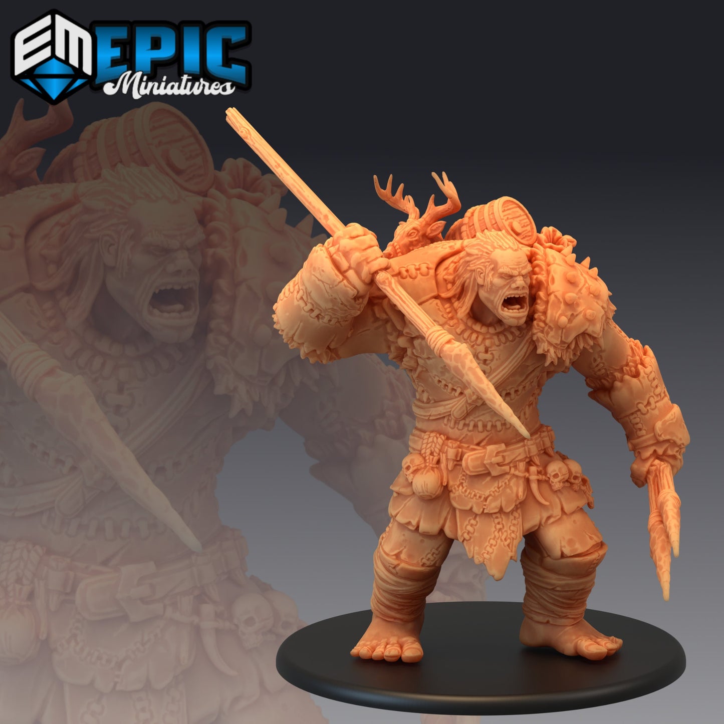 Hill Giant (4 Variants Available) - Epic Miniatures