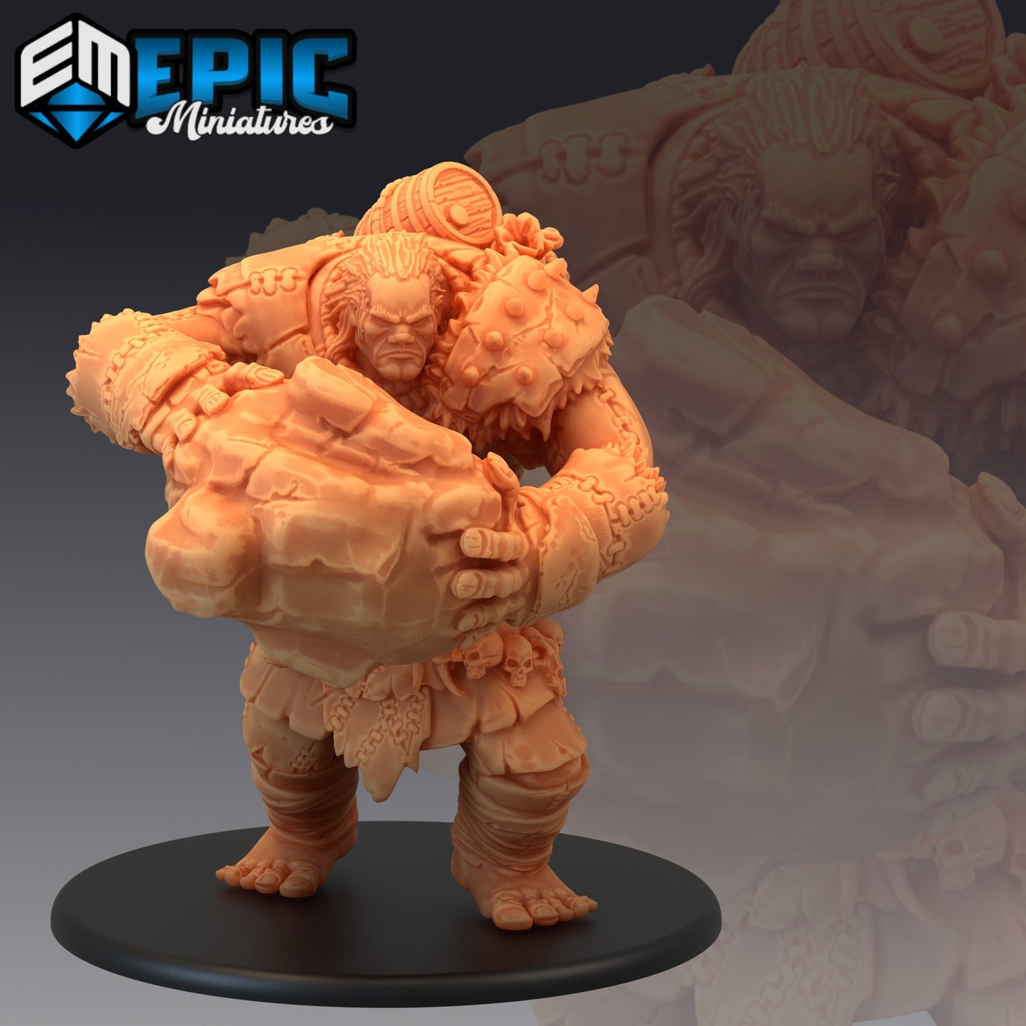 Hill Giant (4 Variants Available) - Epic Miniatures