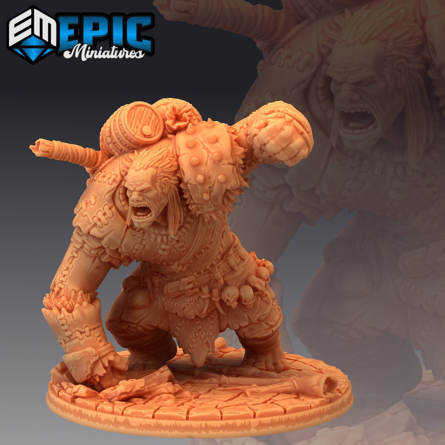 Hill Giant (4 Variants Available) - Epic Miniatures