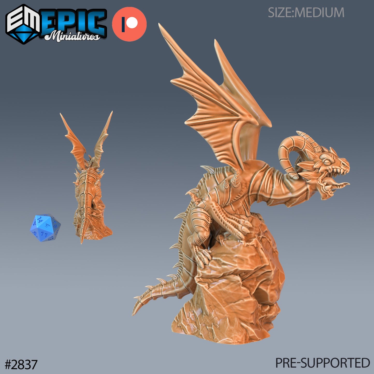 Dragon Wyrmling (3 Variants Available) - Epic Miniatures