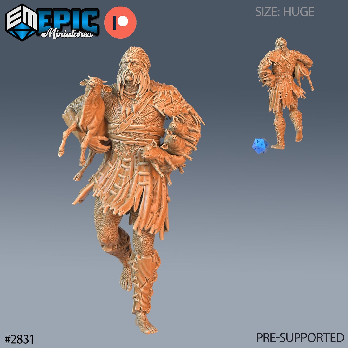 Jotunn Giant Tribe, Set 1 (4 Variants Available) - Epic Miniatures