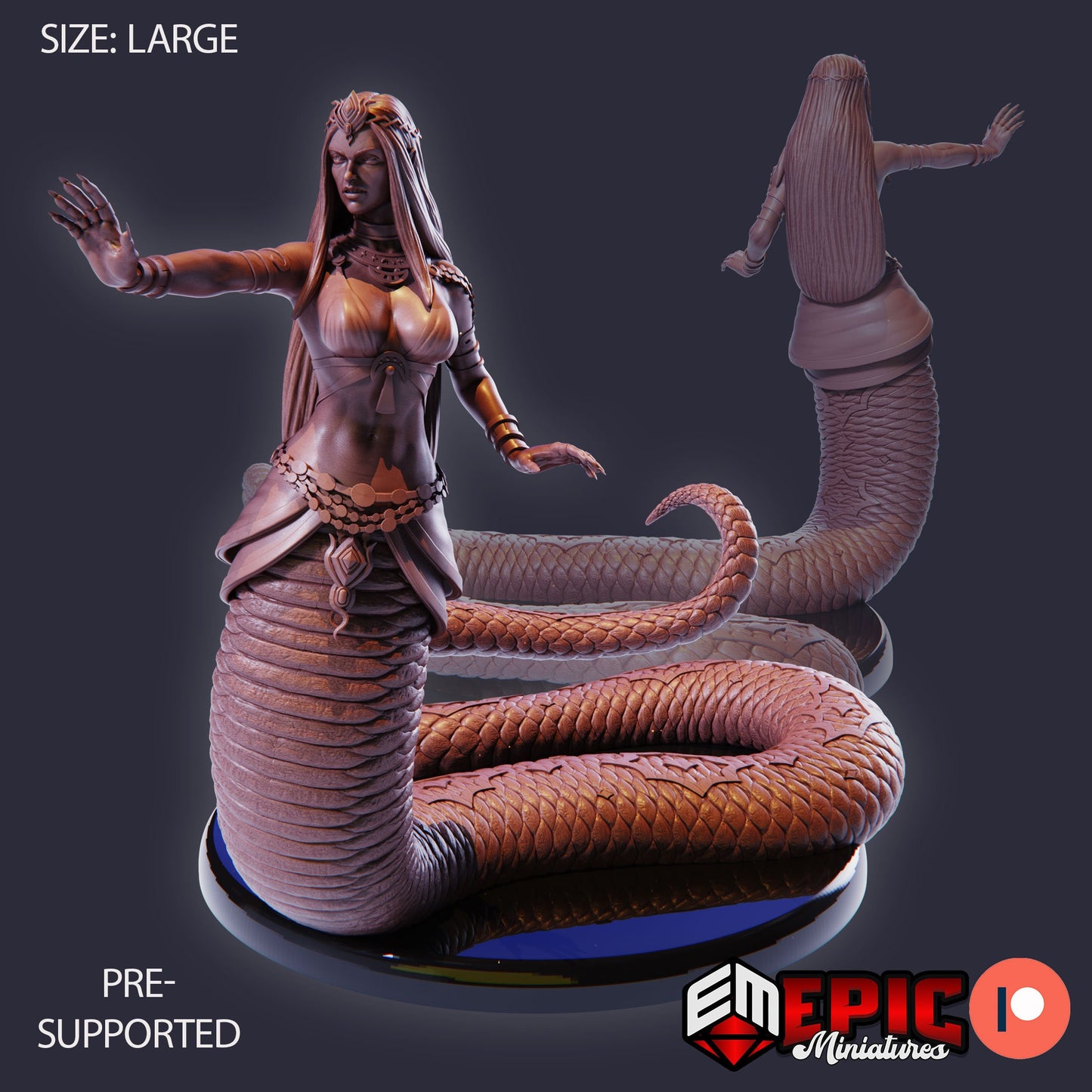 Lamia, Set 1 (3 Variants Available) - Epic Miniatures