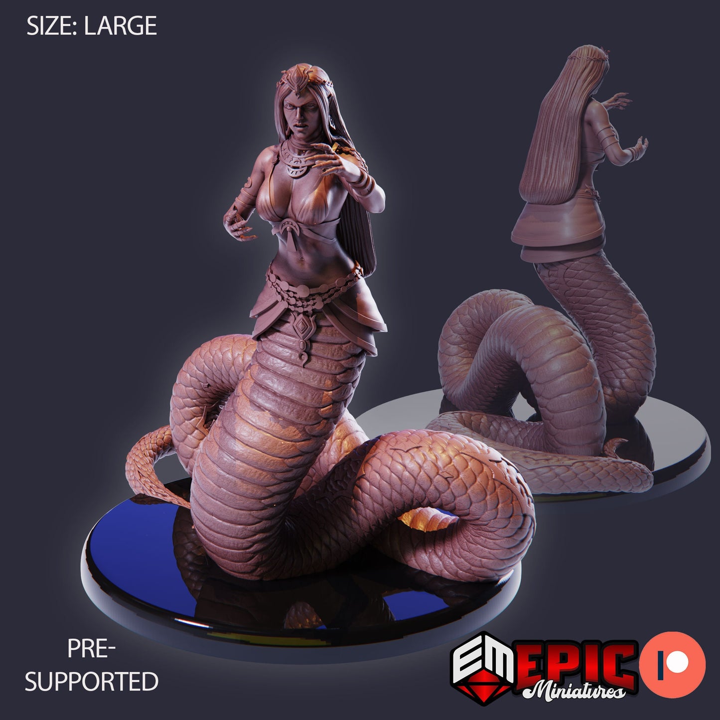 Lamia, Set 1 (3 Variants Available) - Epic Miniatures