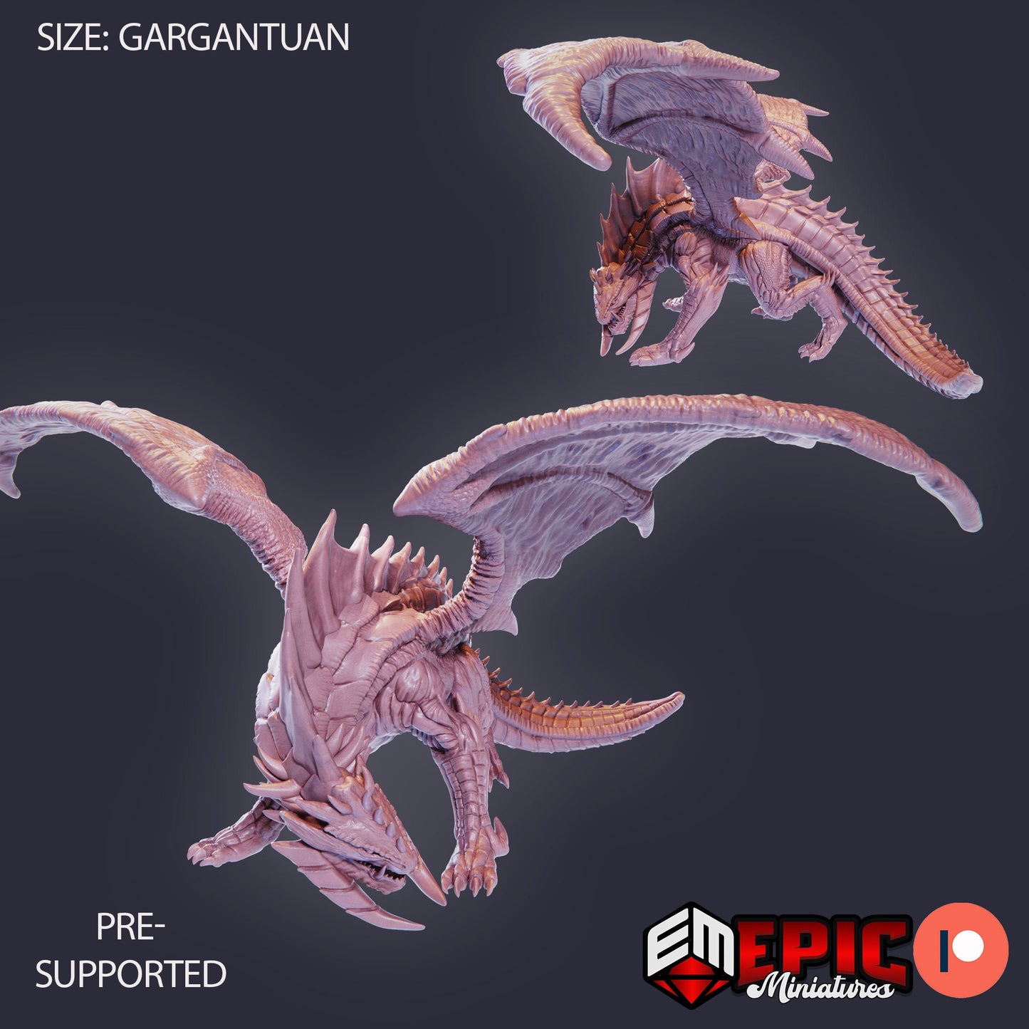 Adamantine Dragon - Epic Miniatures