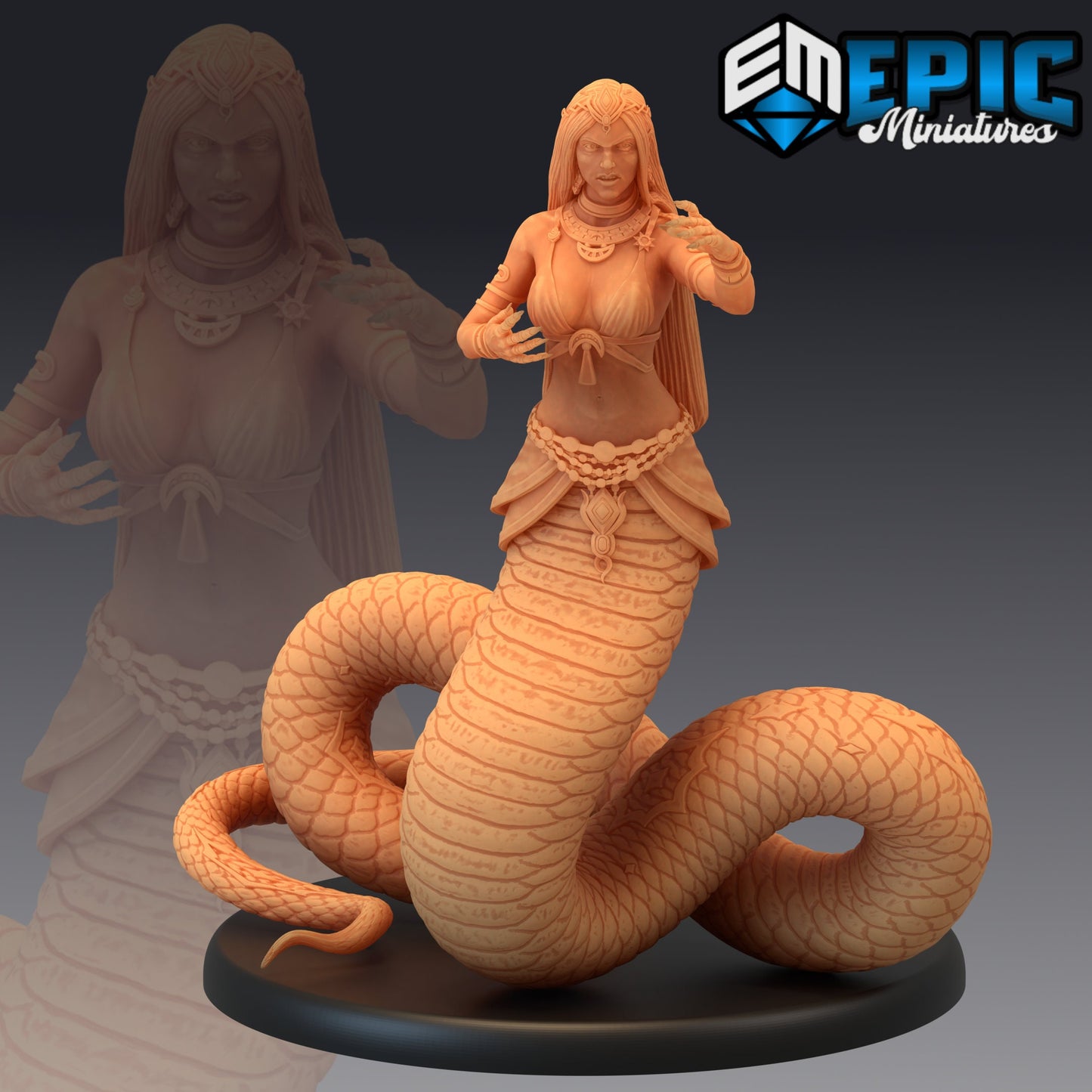 Lamia, Set 1 (3 Variants Available) - Epic Miniatures
