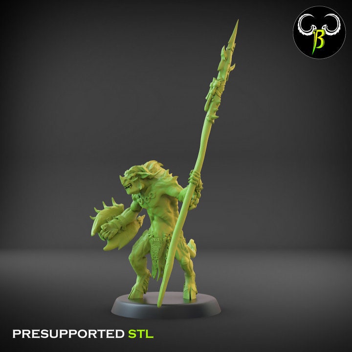 Brutal Raider Lance Set 2 (6 Variants) - Clay Beast Creations