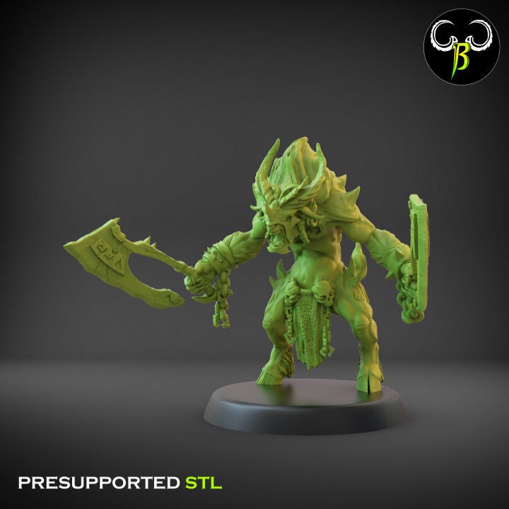 Brutal Raider Lance Set 1 (6 Variants Available) - Clay Beast Creations