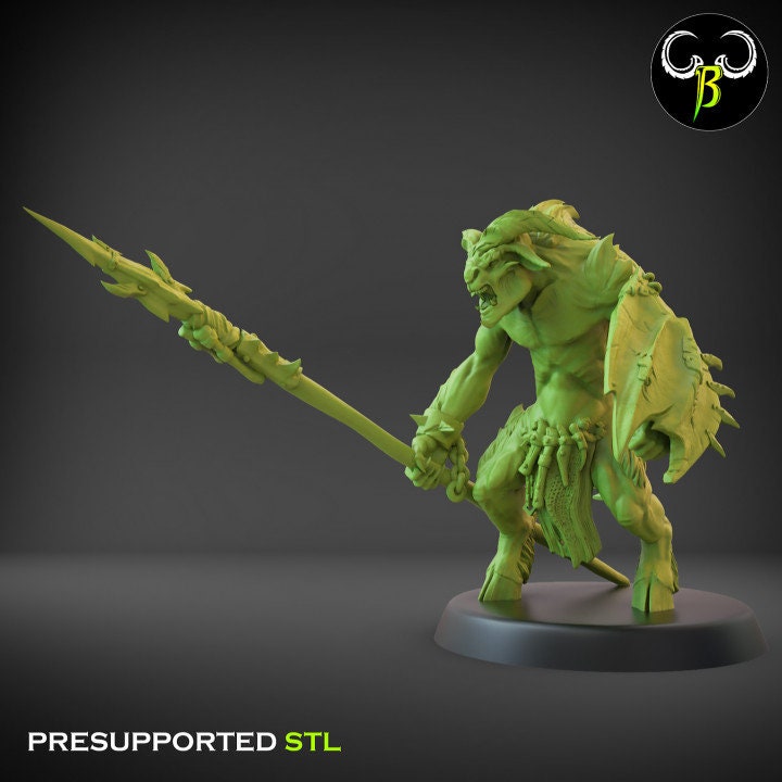 Brutal Raider Lance Set 1 (6 Variants Available) - Clay Beast Creations
