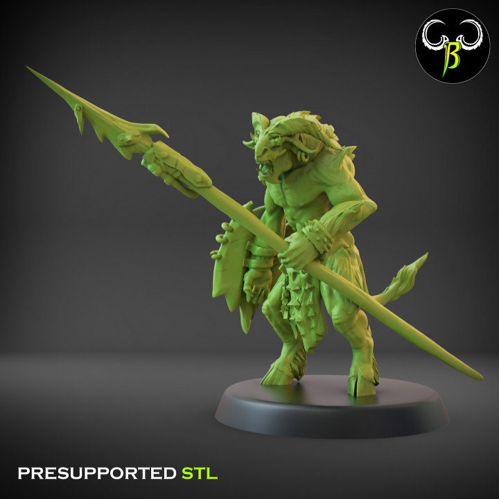 Brutal Raider Lance Set 2 (6 Variants) - Clay Beast Creations