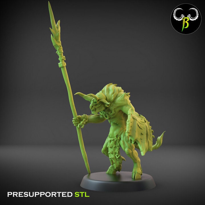 Brutal Raider Lance Set 1 (6 Variants Available) - Clay Beast Creations