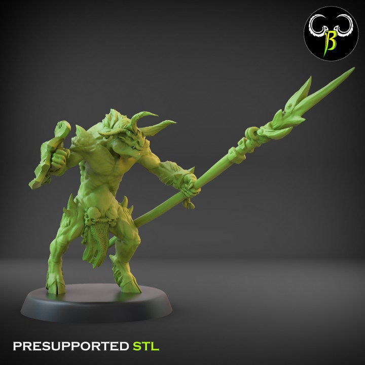 Brutal Raider Lance Set 2 (6 Variants) - Clay Beast Creations