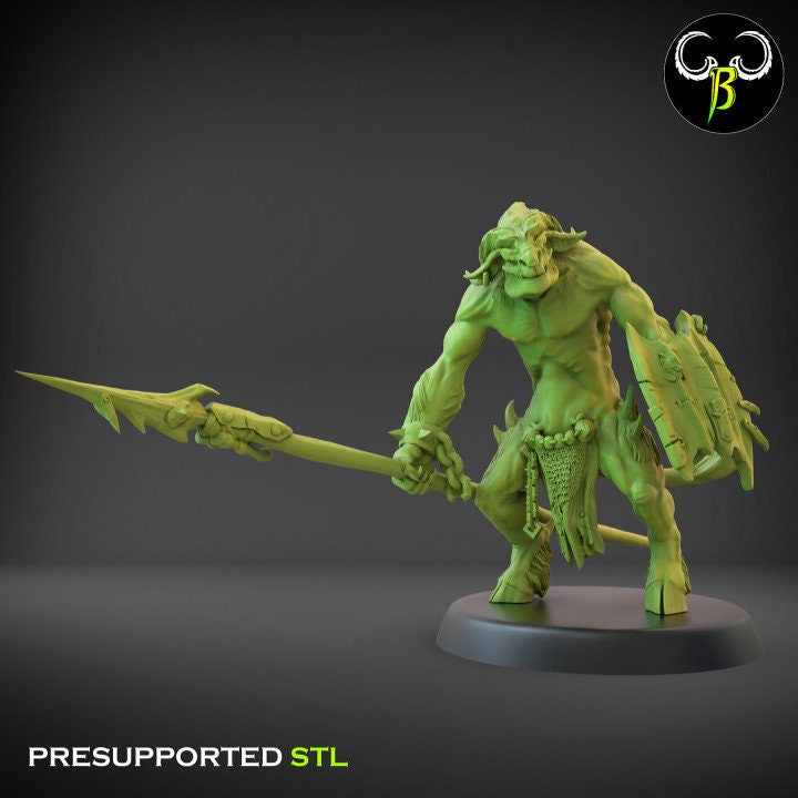 Brutal Raider Lance Set 1 (6 Variants Available) - Clay Beast Creations