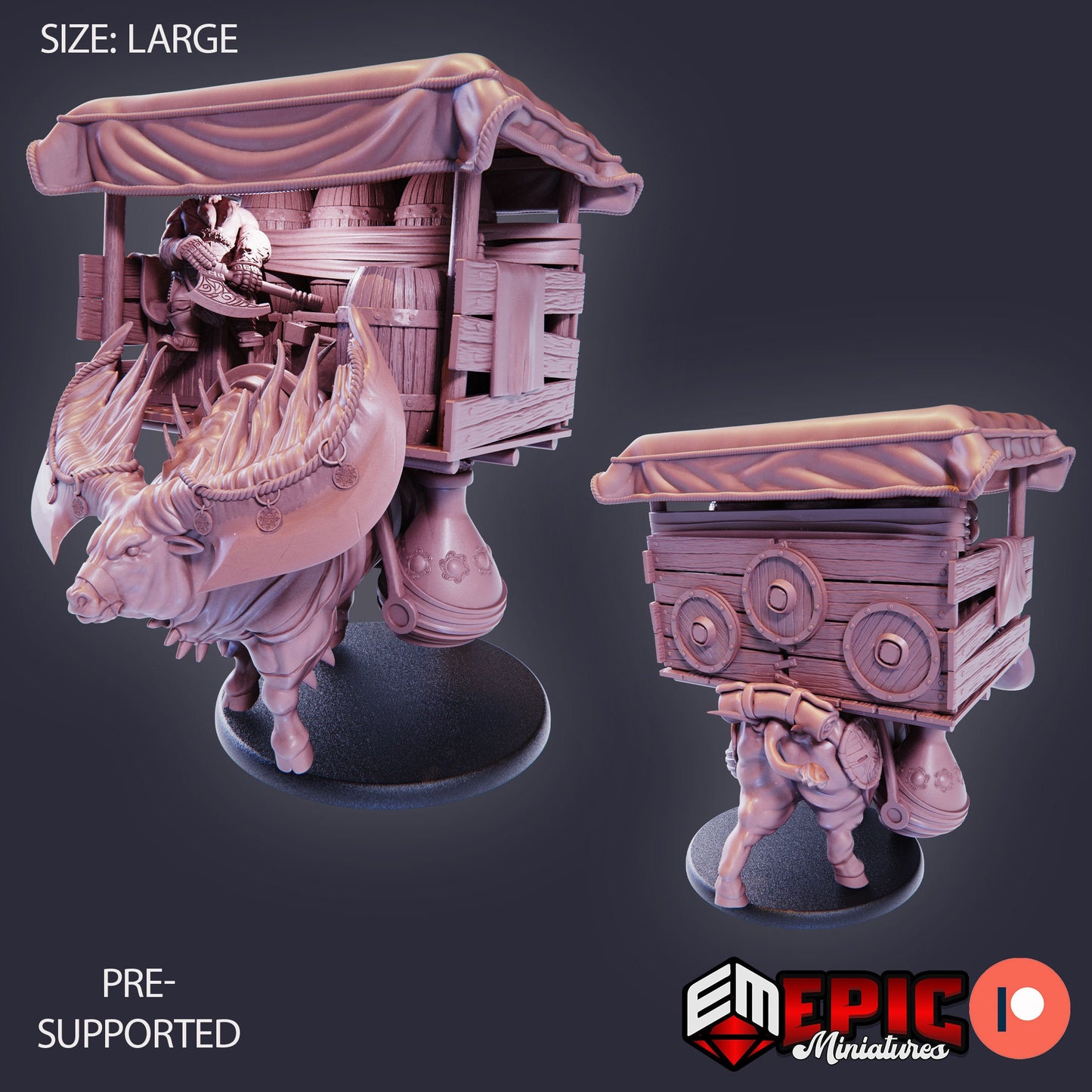 Epic Bull (4 Variants) - Epic Miniatures