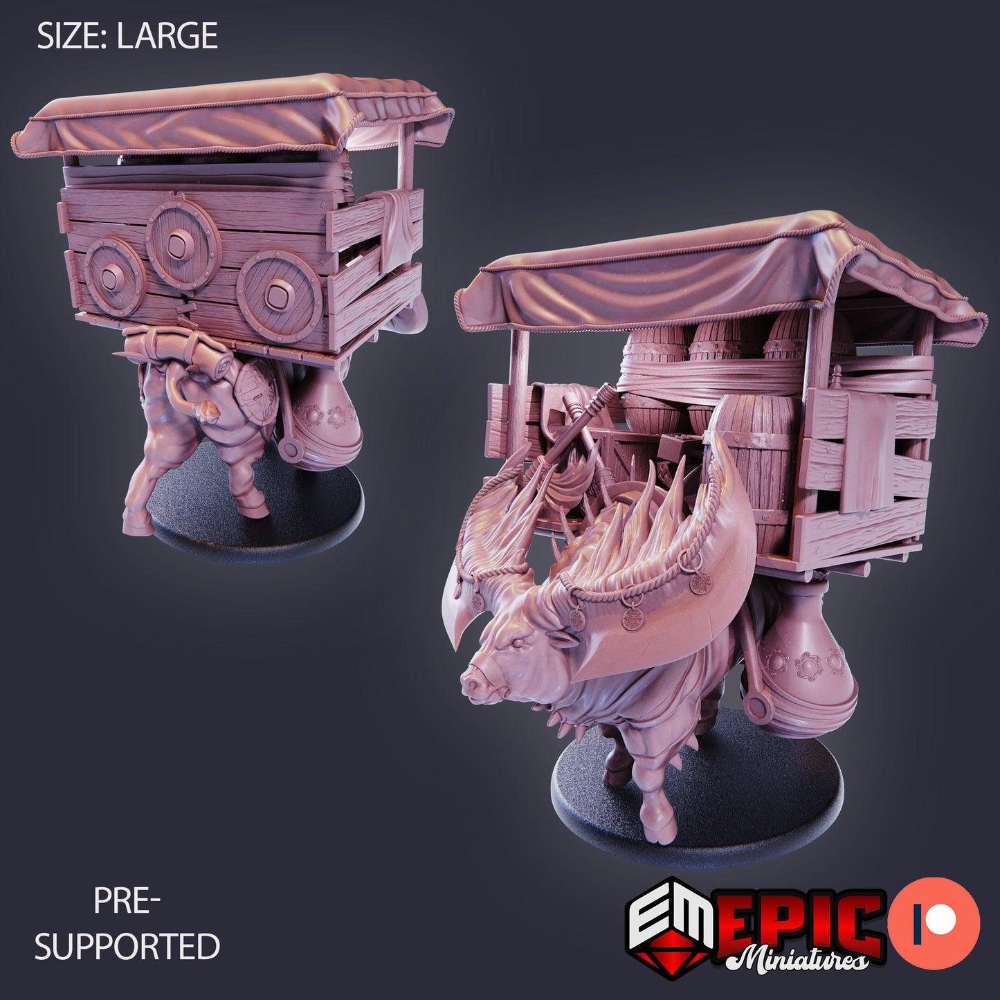 Epic Bull (4 Variants) - Epic Miniatures