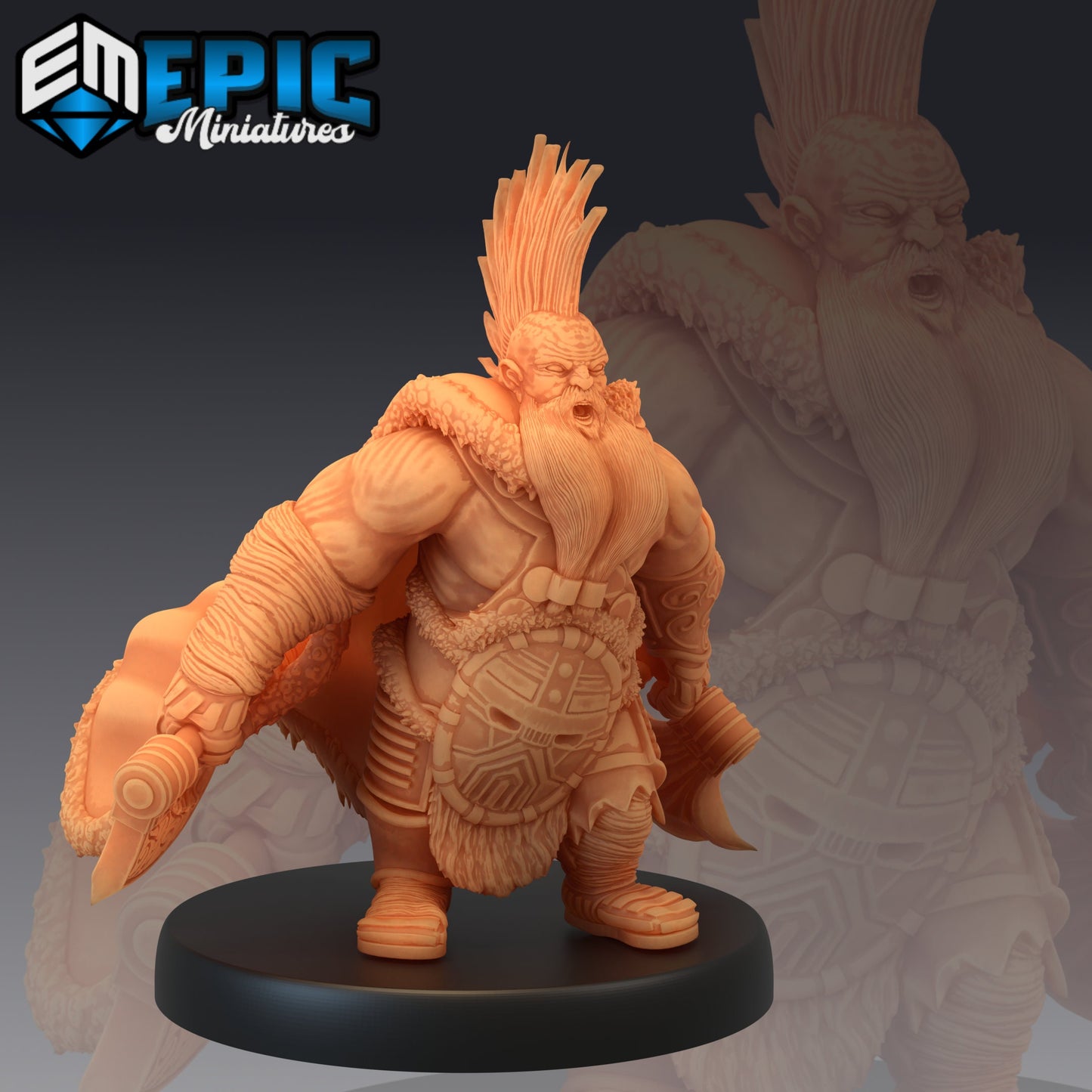 Dark Dwarf, Set 1 (5 Variants Available) - Epic Miniatures