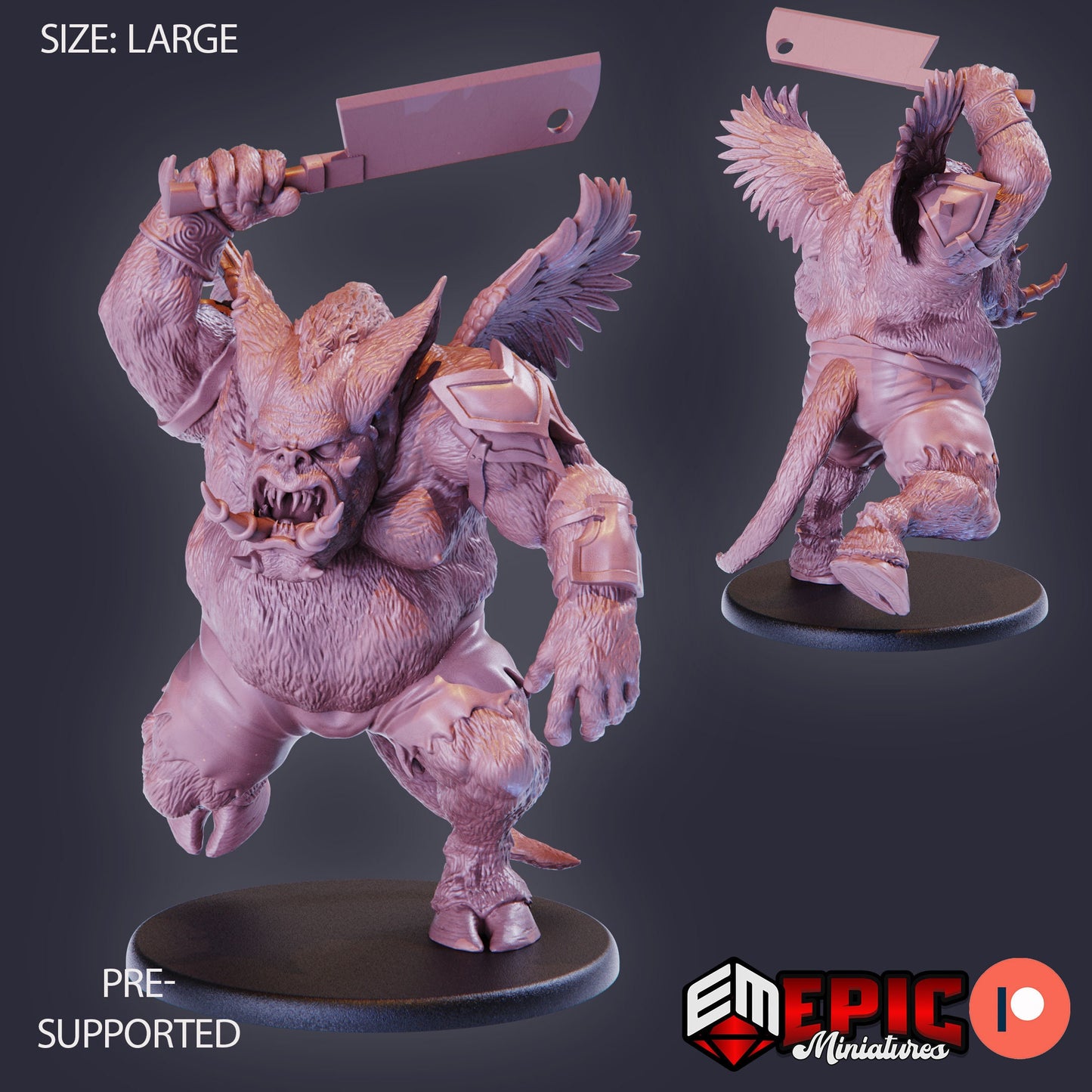 Pig Demon (3 Variants) - Epic Miniatures