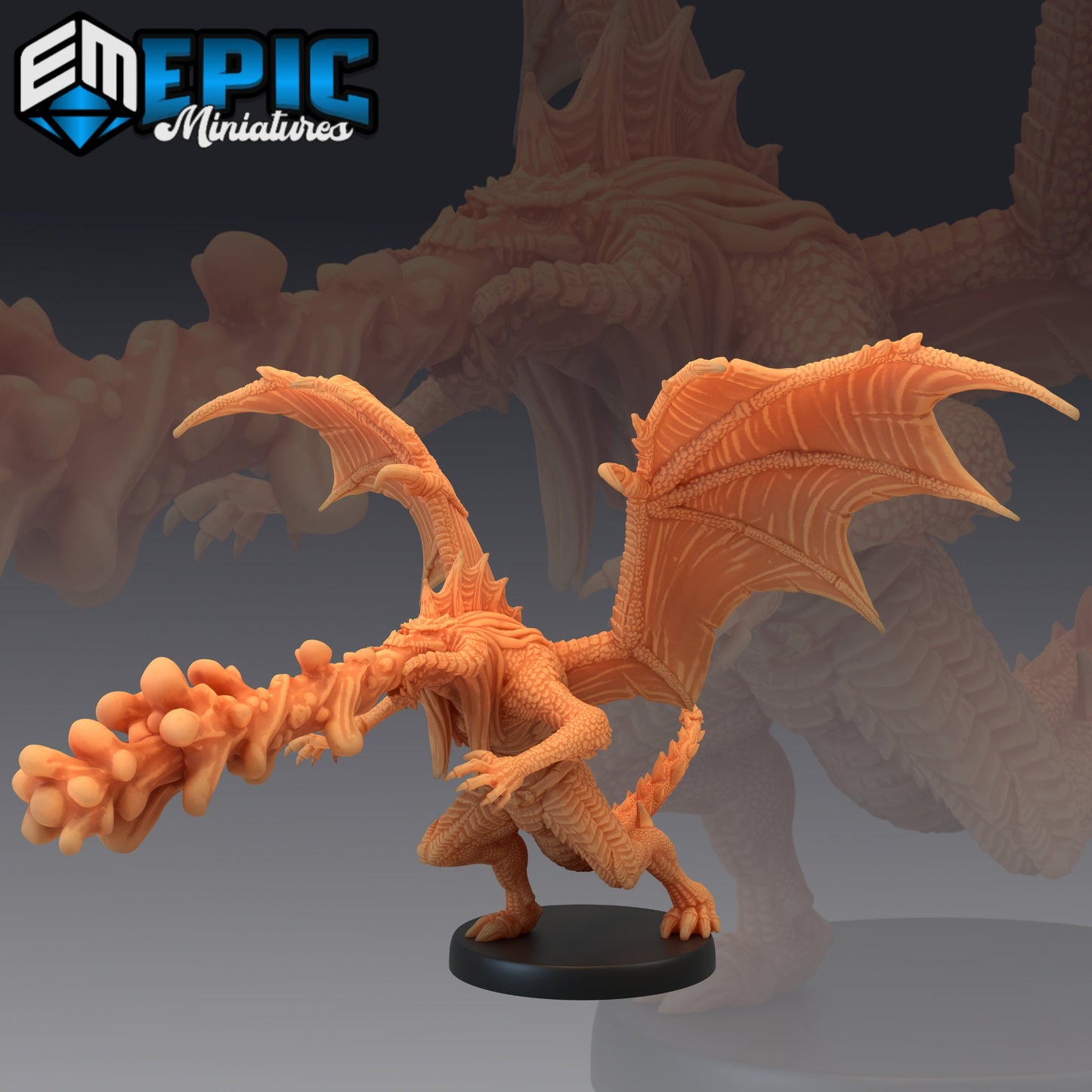 Draconic Demon Black (3 Variants) - Epic Miniatures