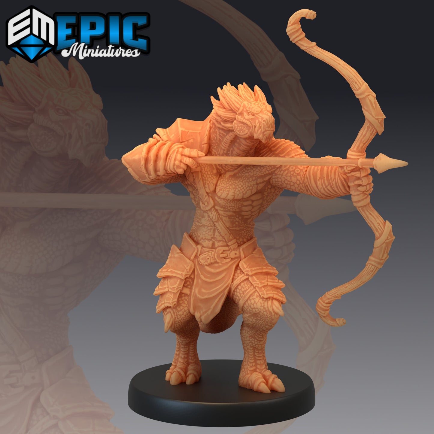 Dragonborn Gladiator (4 Variants) - Epic Miniatures