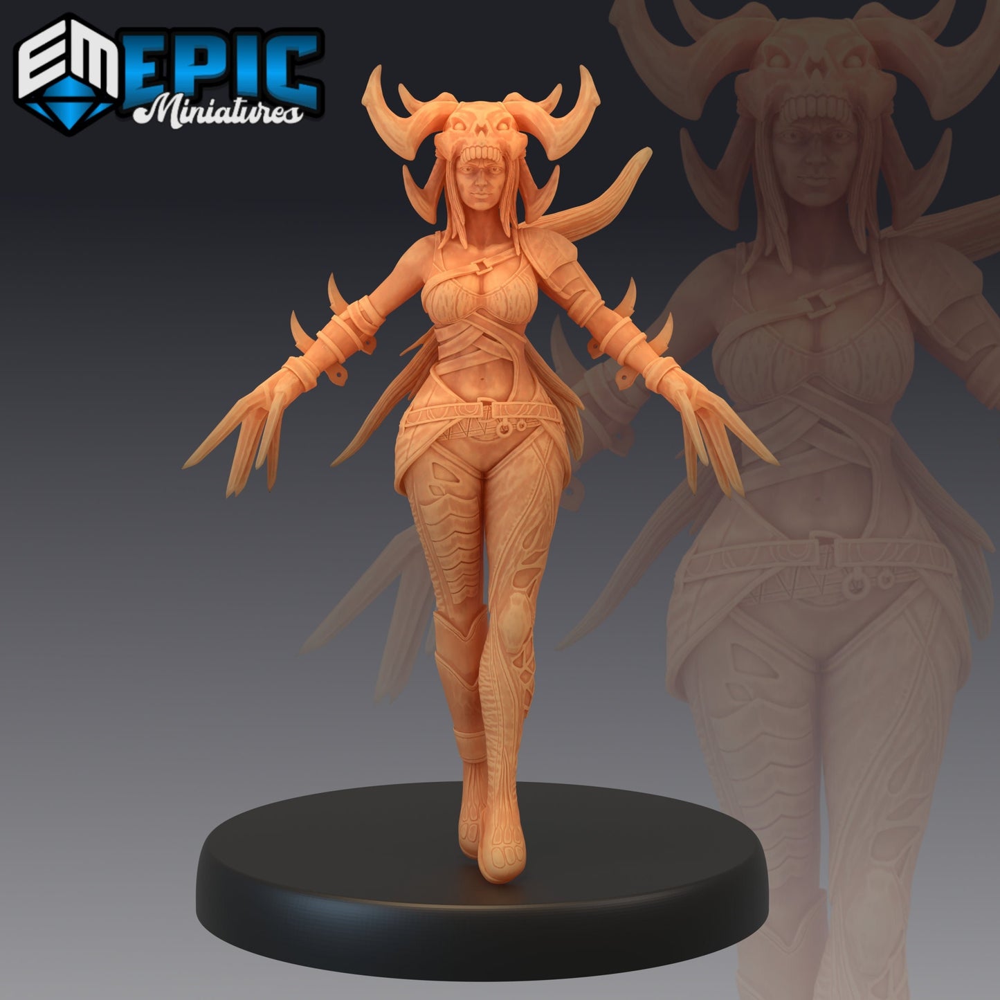 White Bone Huntress (6 Variants) - Epic Miniatures