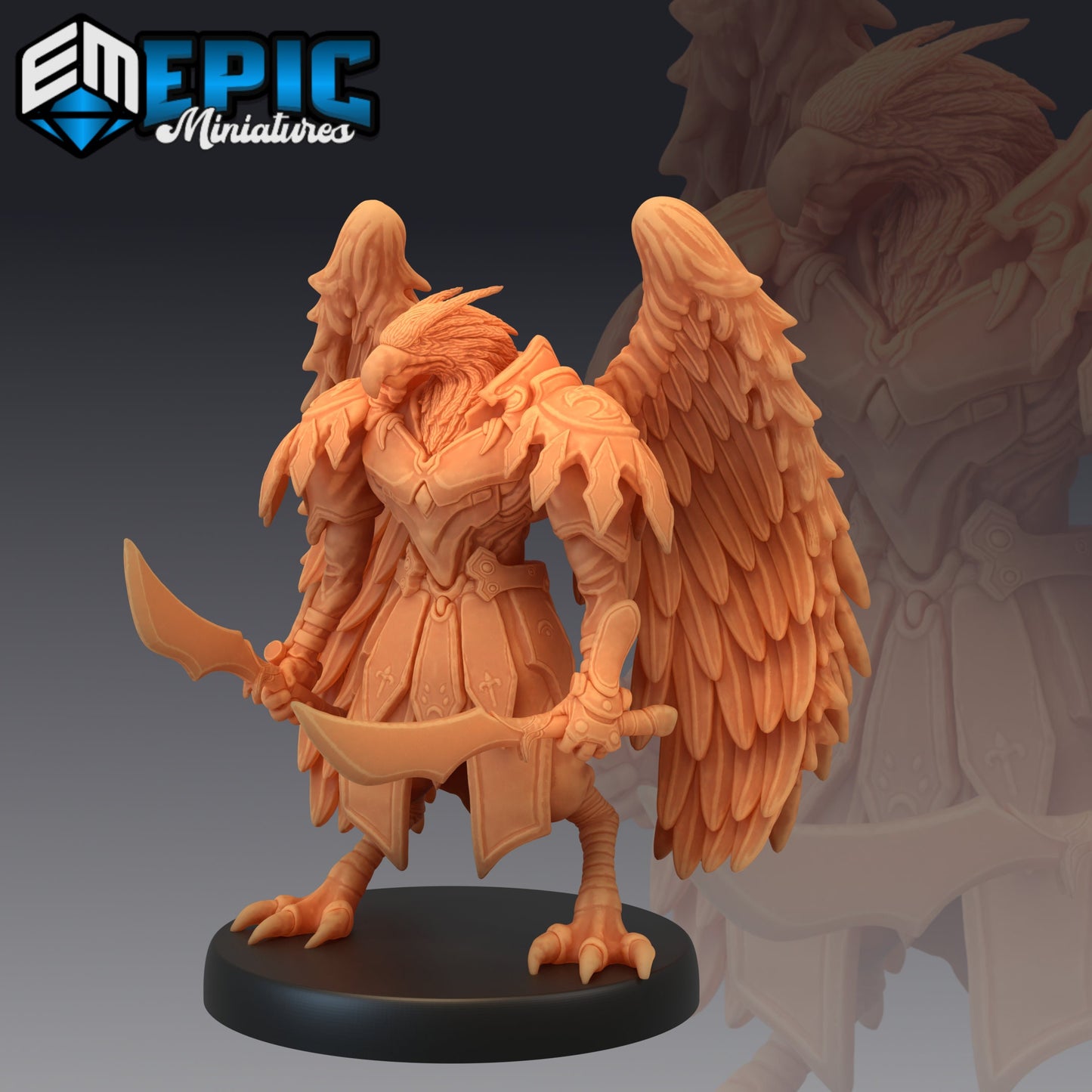 Bird Folk Eagle (3 Variants) - Epic Miniatures