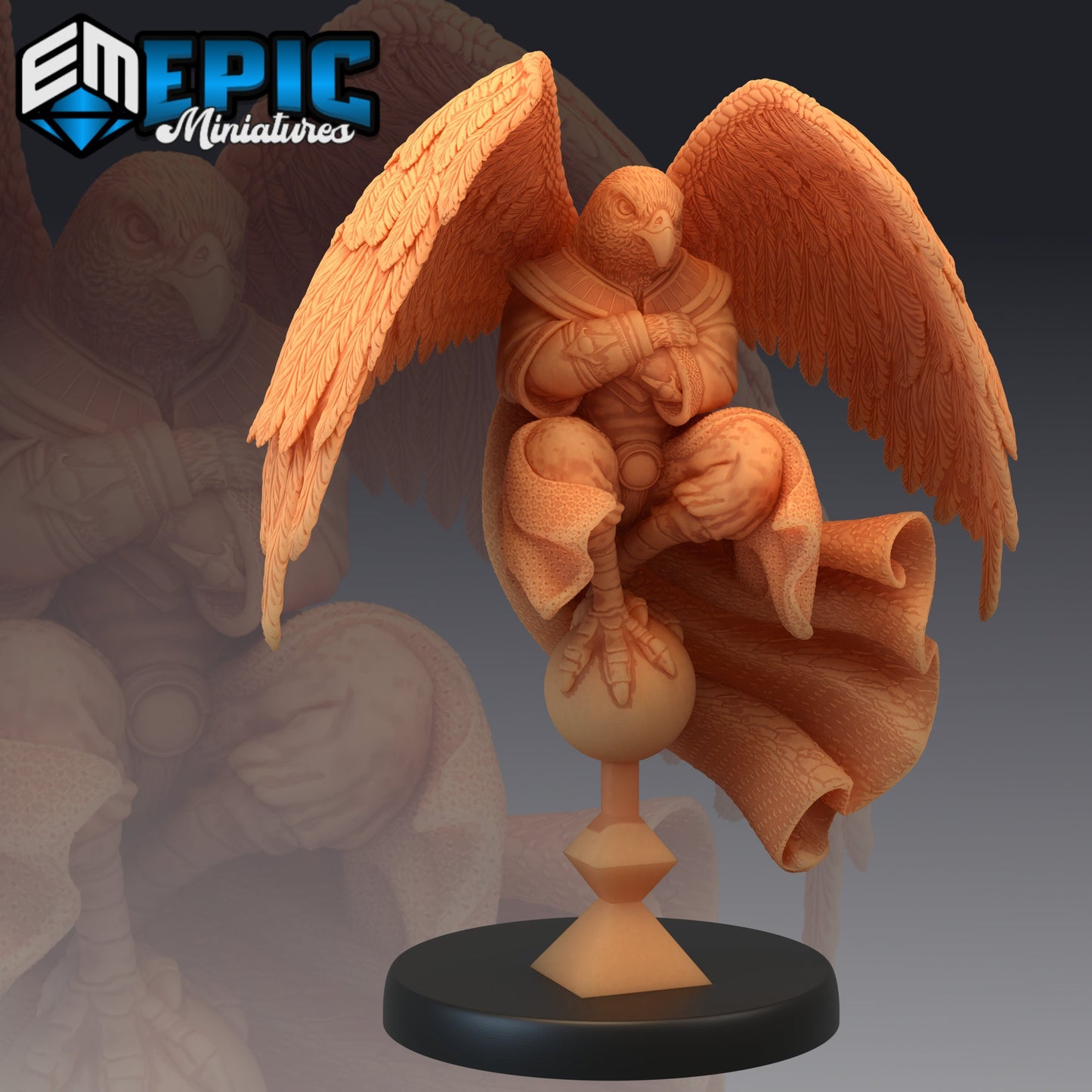 Bird Folk Falcon (3 Variants) - Epic Miniatures