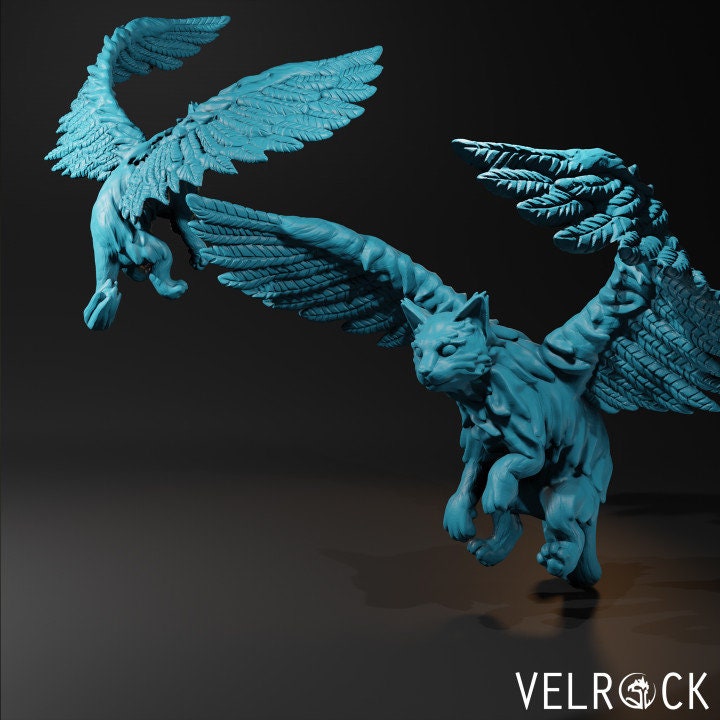 Flying Cat (3 Variants Available) - Velrock