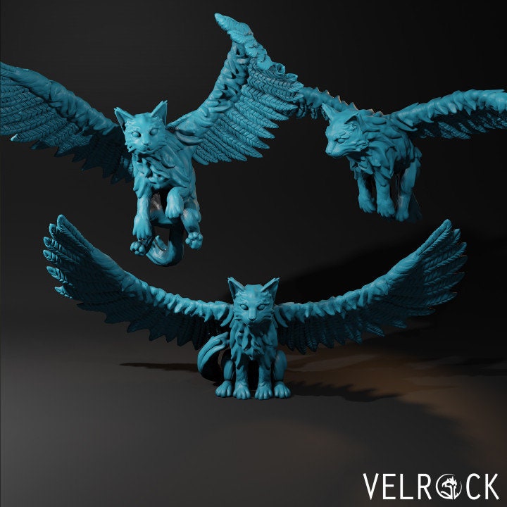 Flying Cat (3 Variants Available) - Velrock