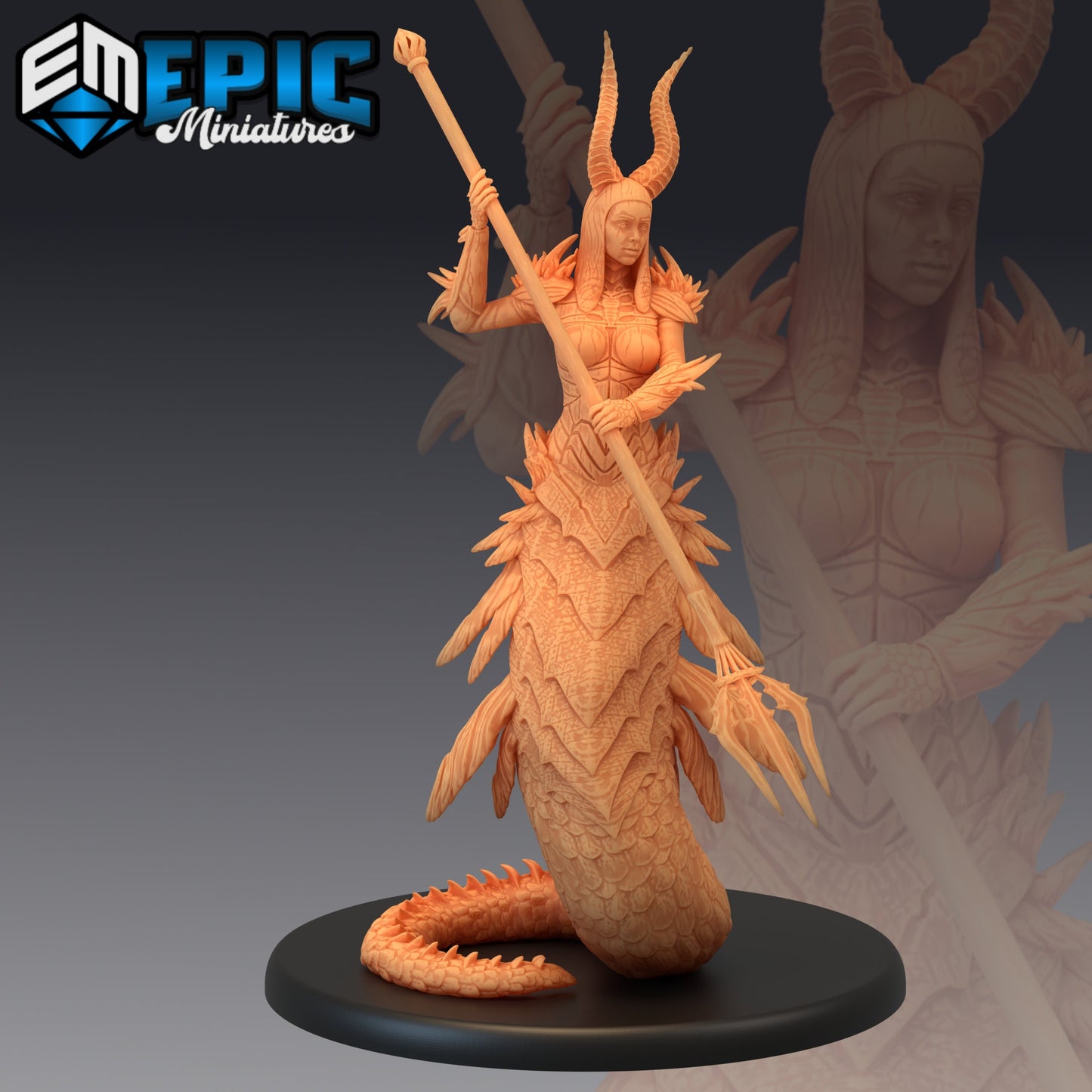 Volcanic Salamander (3 Variants) - Epic Miniatures