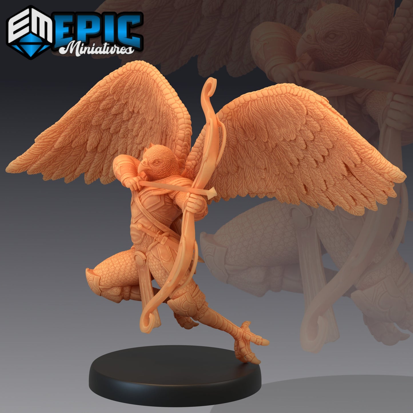 Bird Folk Falcon (3 Variants) - Epic Miniatures