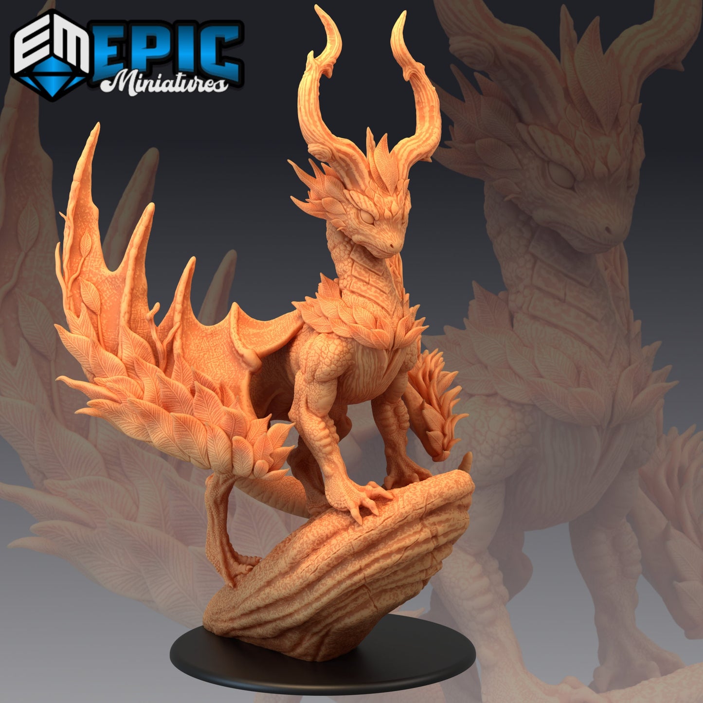 Guardian Leaf Dragon - Epic Miniatures