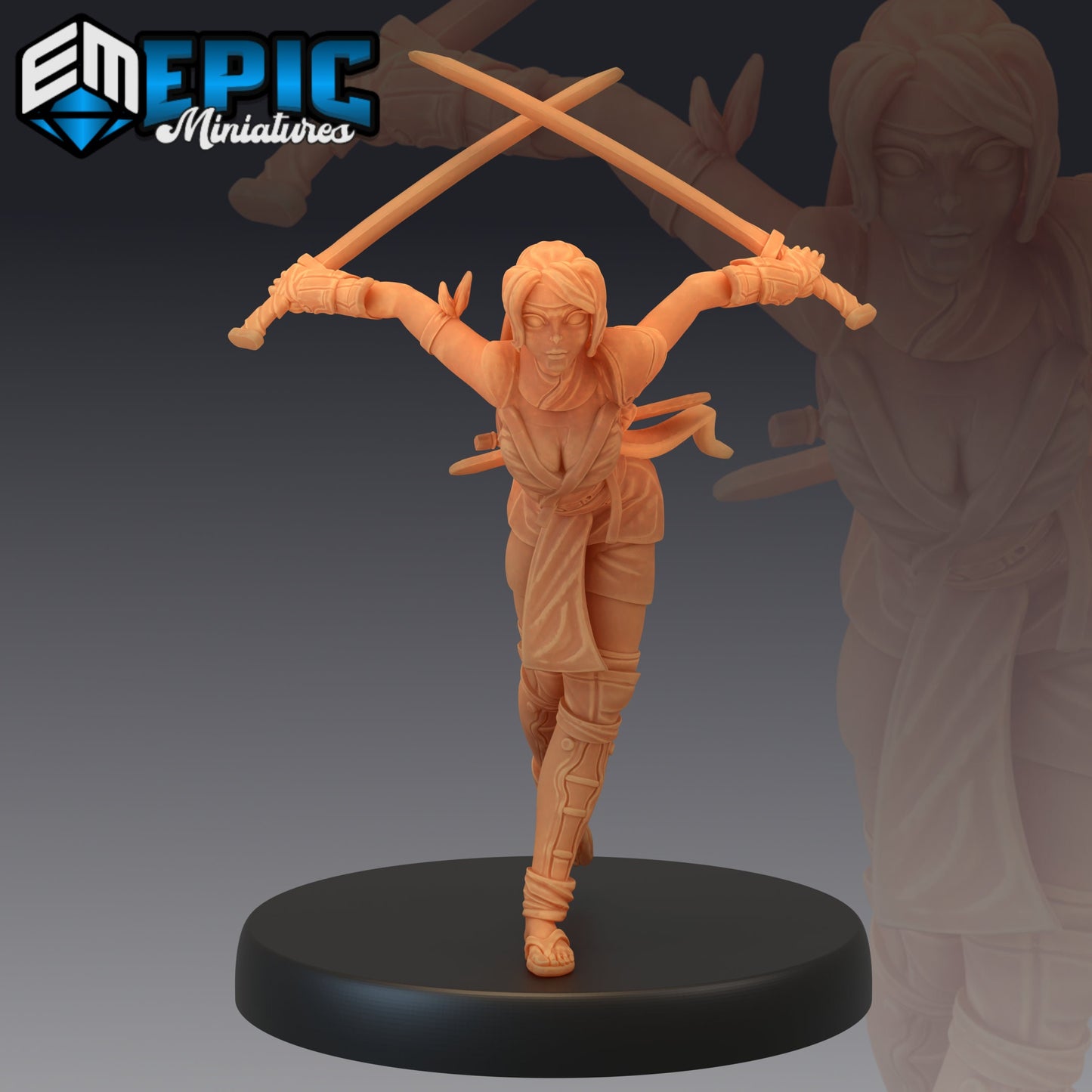 Kunoichi (3 Variants) - Epic Miniatures