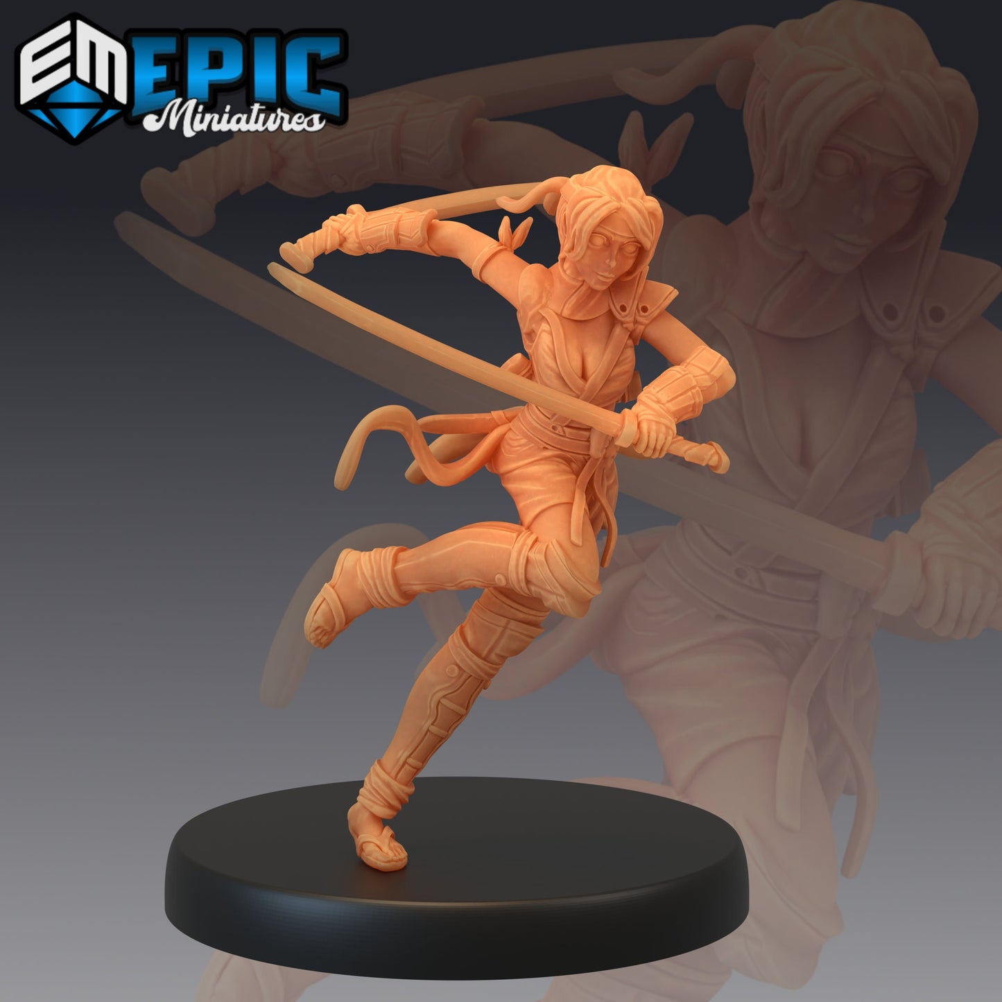Kunoichi (3 Variants) - Epic Miniatures