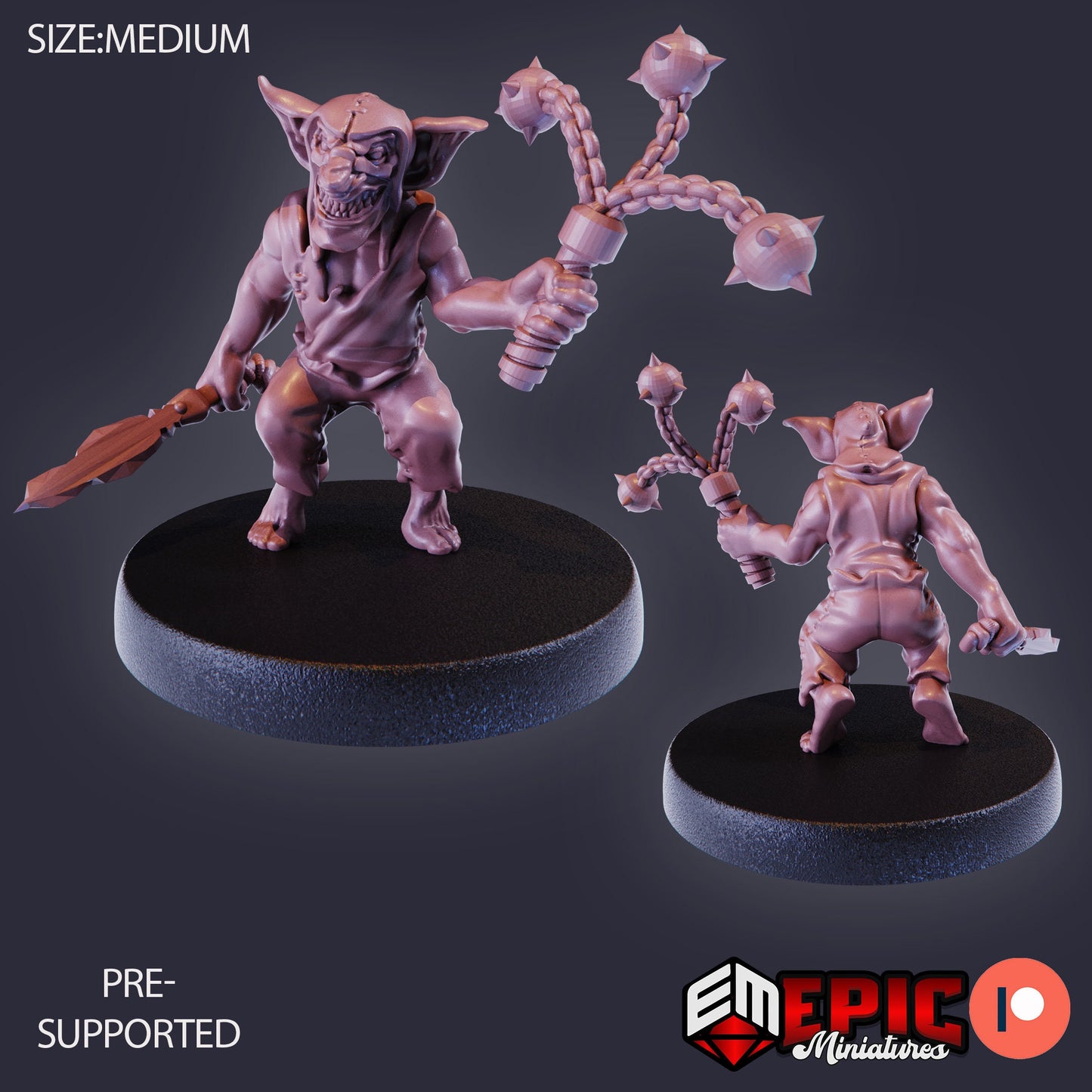 Wicked Goblin Tribe (6 Variants) - Epic Miniatures