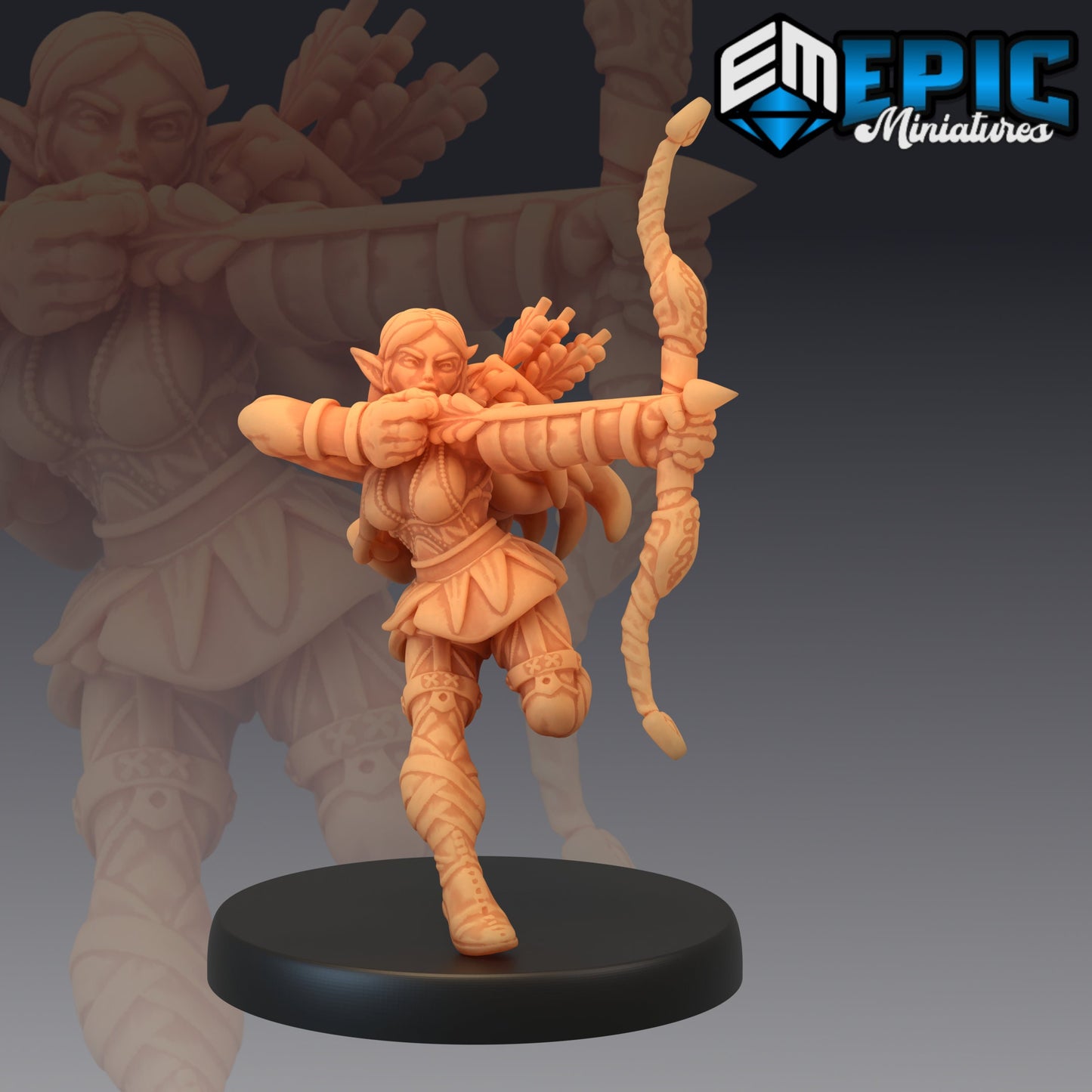Elf (4 Variants) - Epic Miniatures