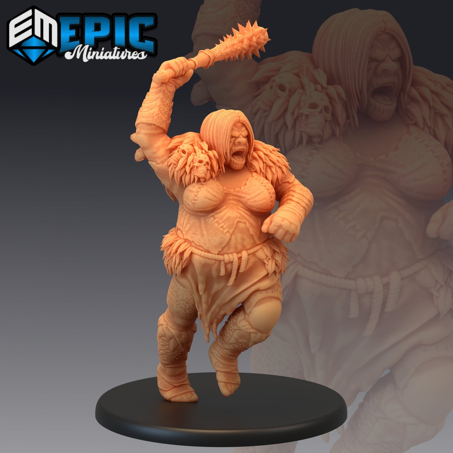 Ogre Female (3 Variants) - Epic Miniatures