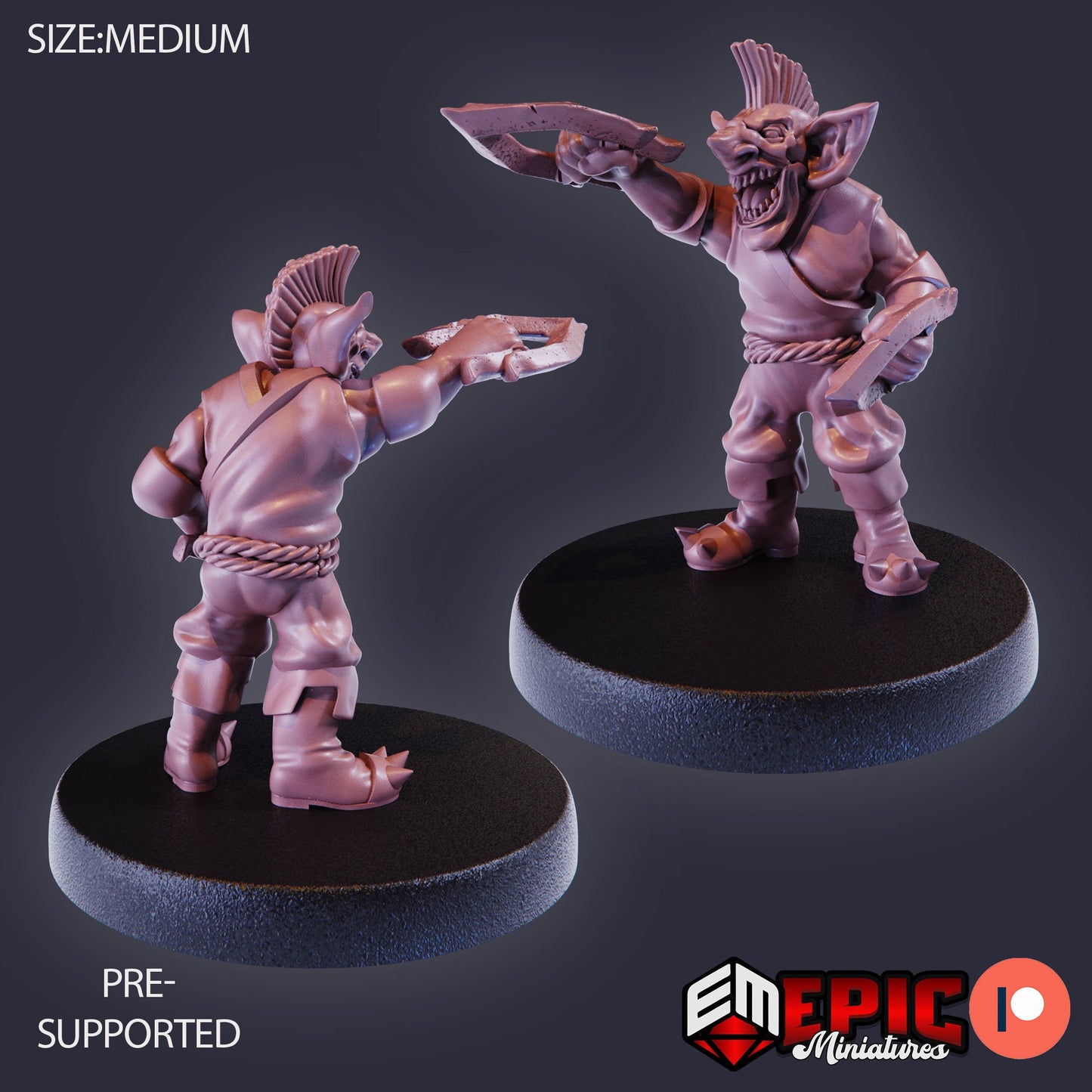 Wicked Goblin Tribe (6 Variants) - Epic Miniatures