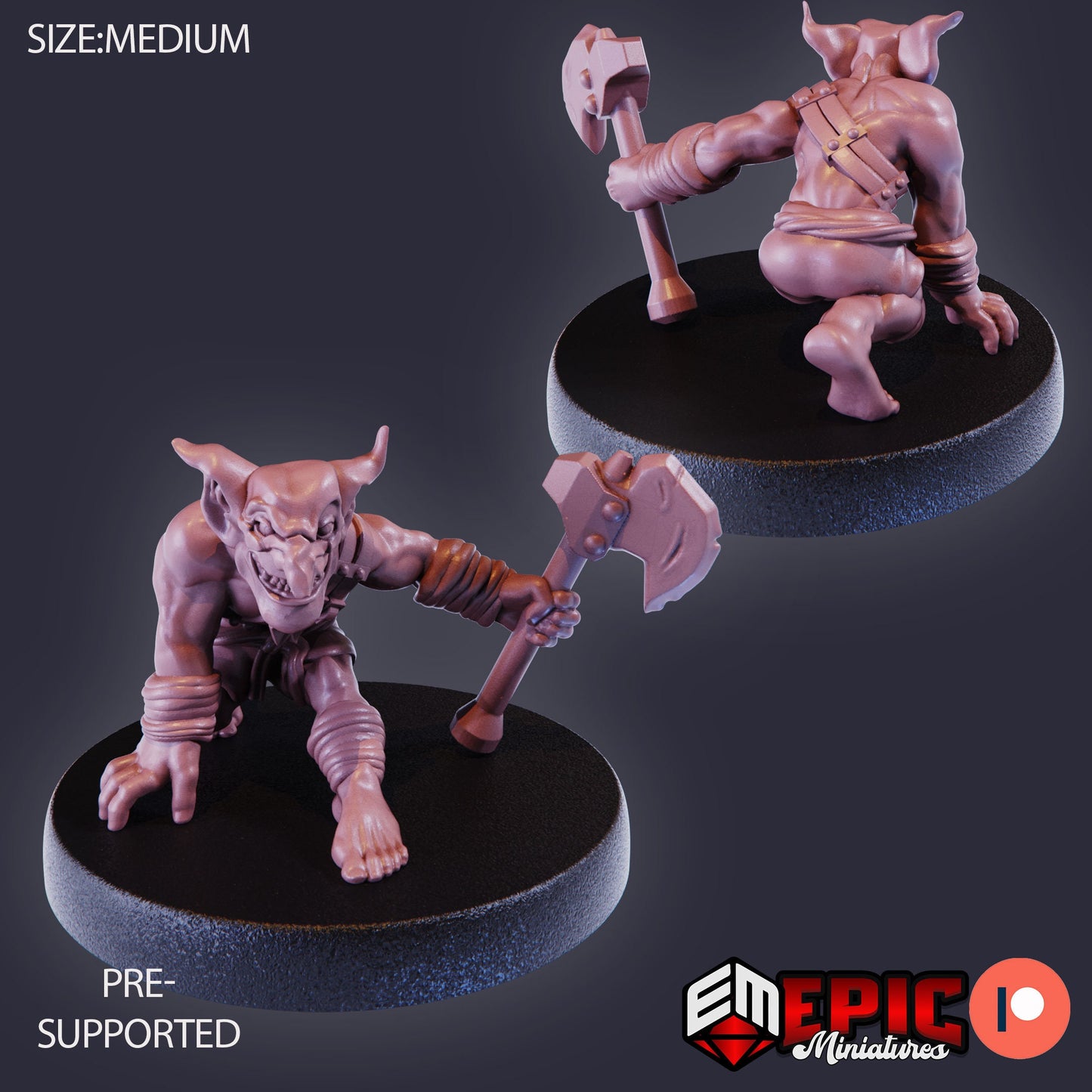 Wicked Goblin Tribe (6 Variants) - Epic Miniatures